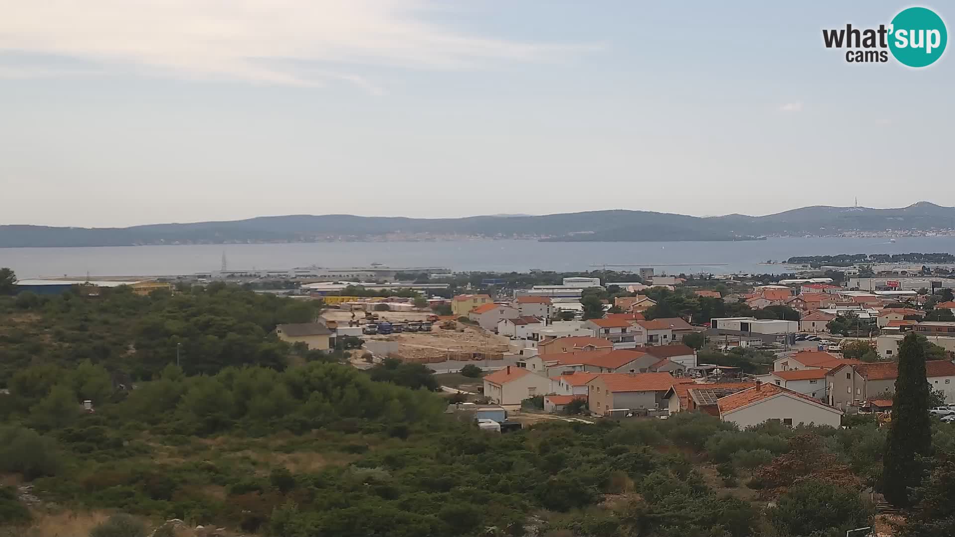 Panorama de la Webcam del Puerto Gazenica de Zadar, Zadar, Croacia