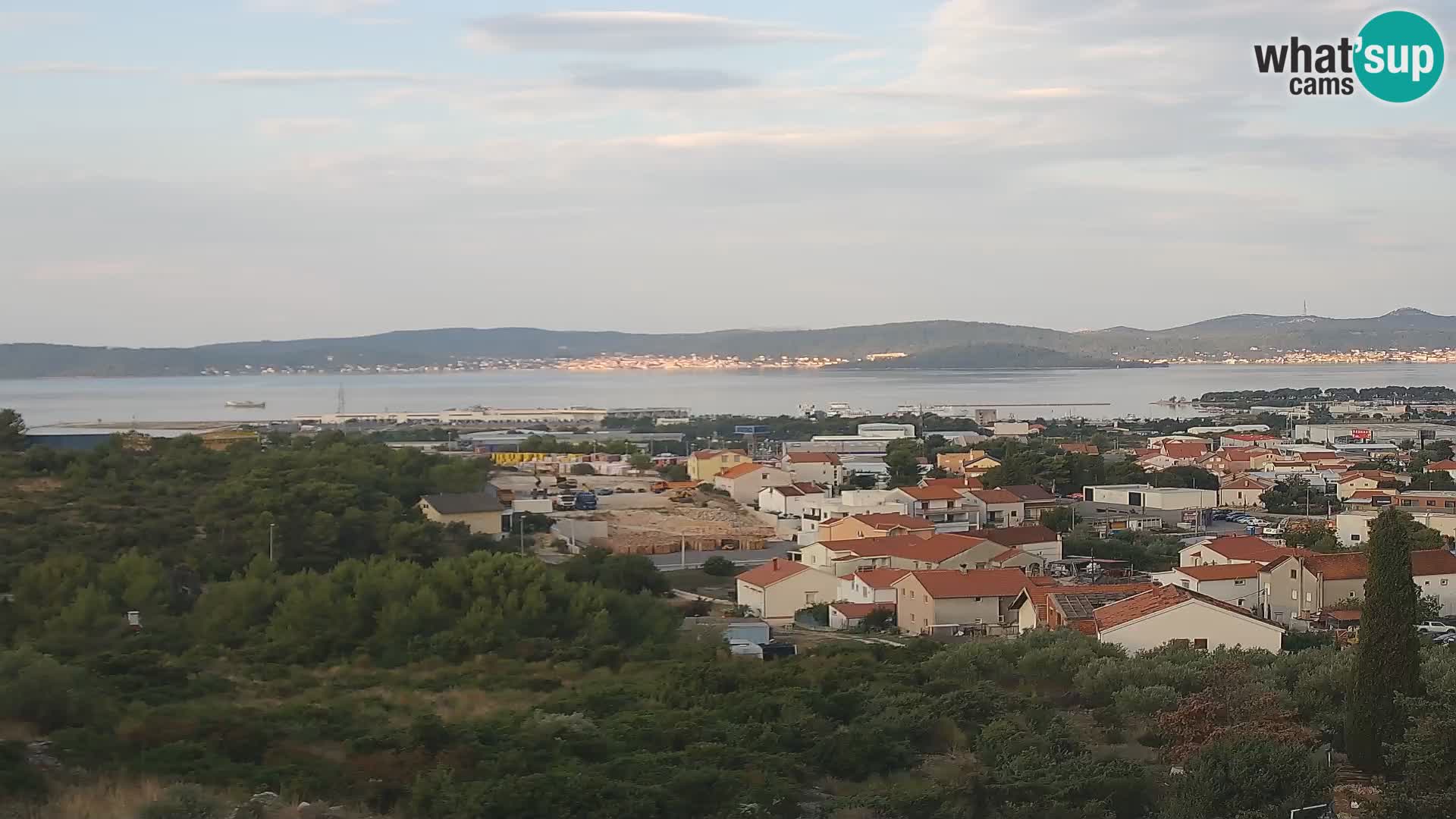 Panorama de la Webcam del Puerto Gazenica de Zadar, Zadar, Croacia
