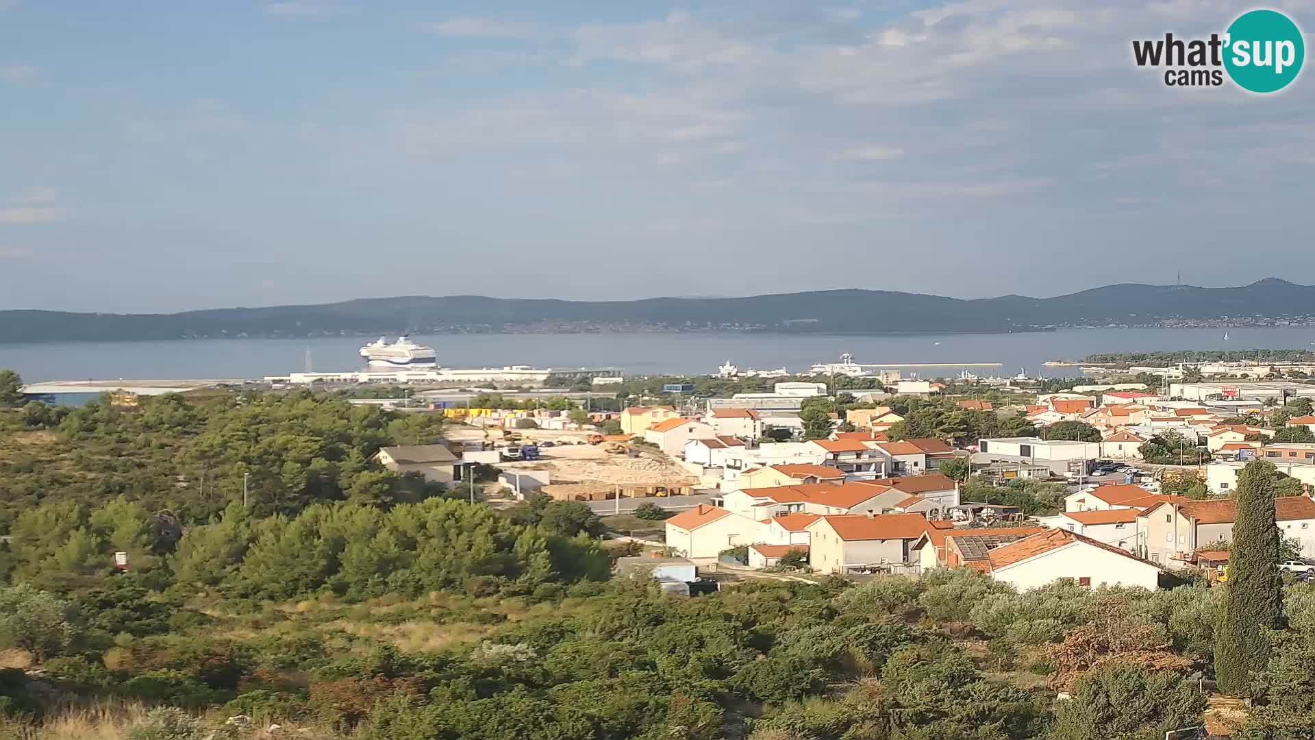 Panoramska web kamera Luke Gaženica u Zadru, Hrvatska