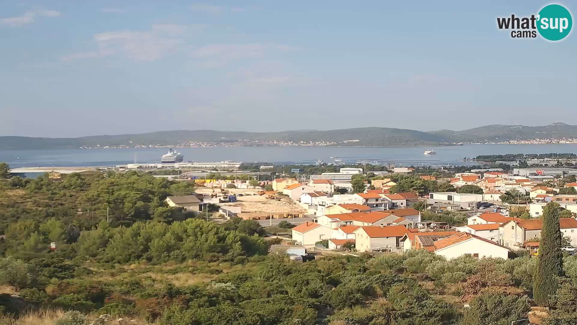 Panoramska web kamera Luke Gaženica u Zadru, Hrvatska