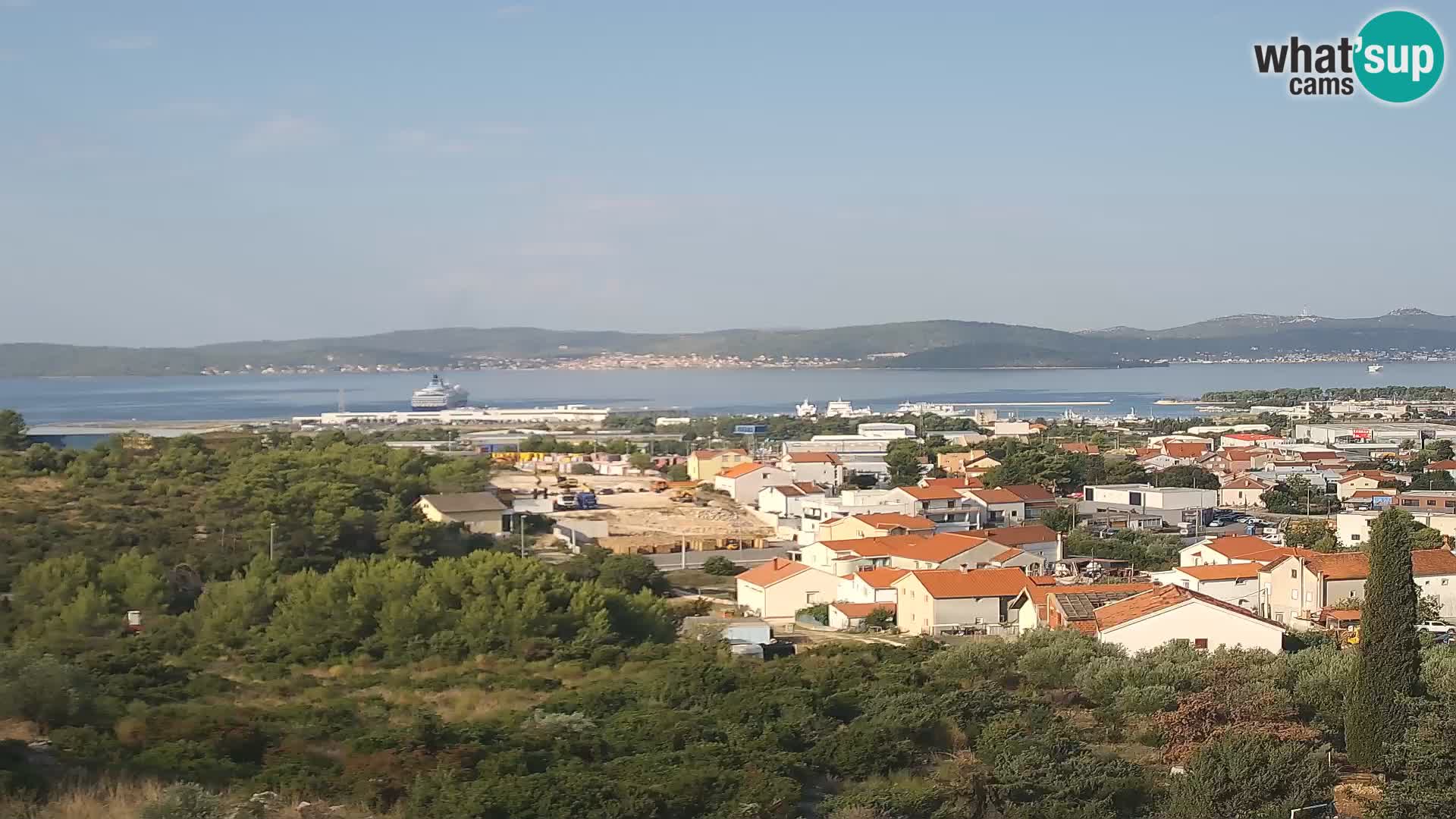 Panoramska web kamera Luke Gaženica u Zadru, Hrvatska