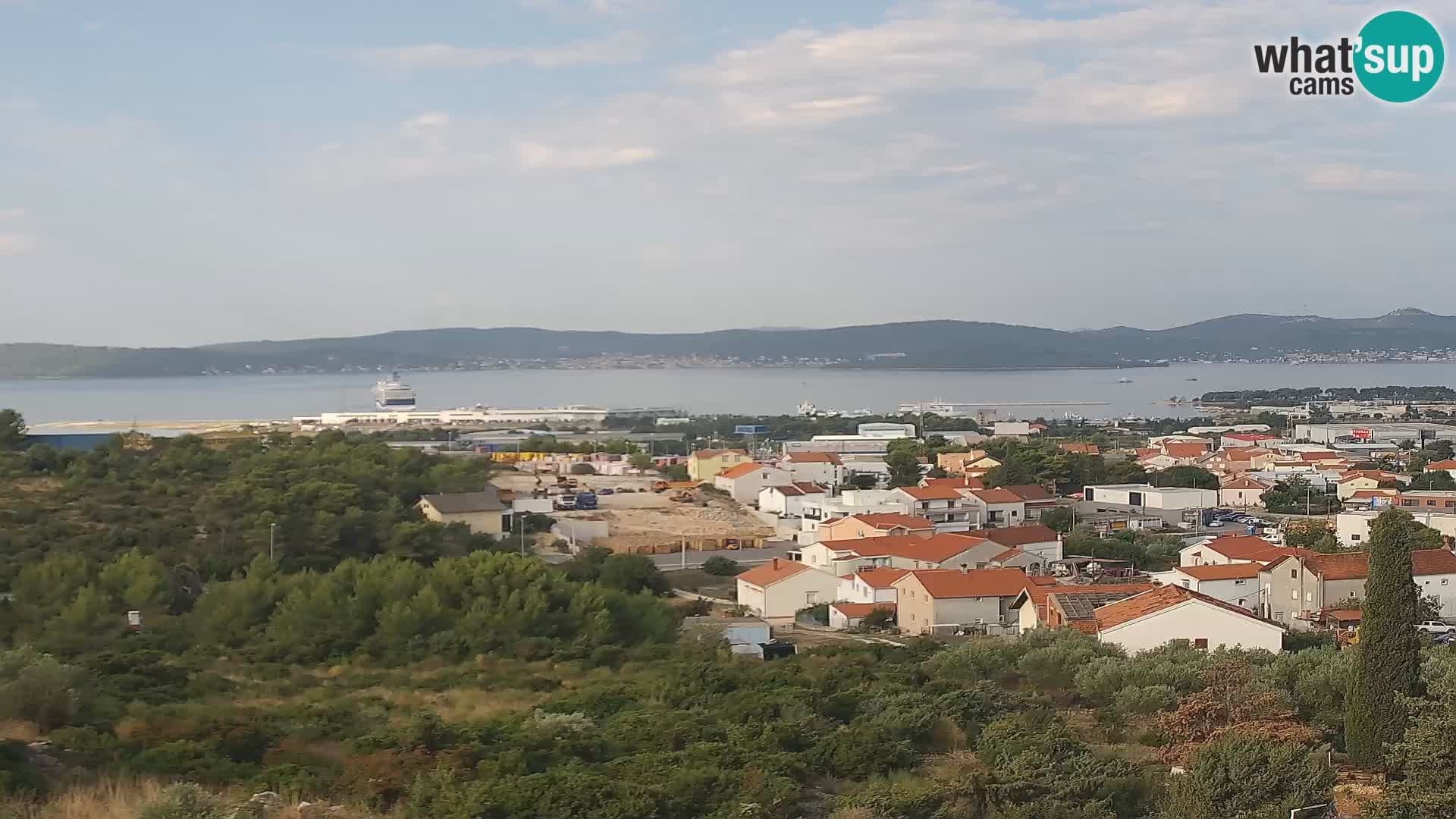Panoramska web kamera Luke Gaženica u Zadru, Hrvatska