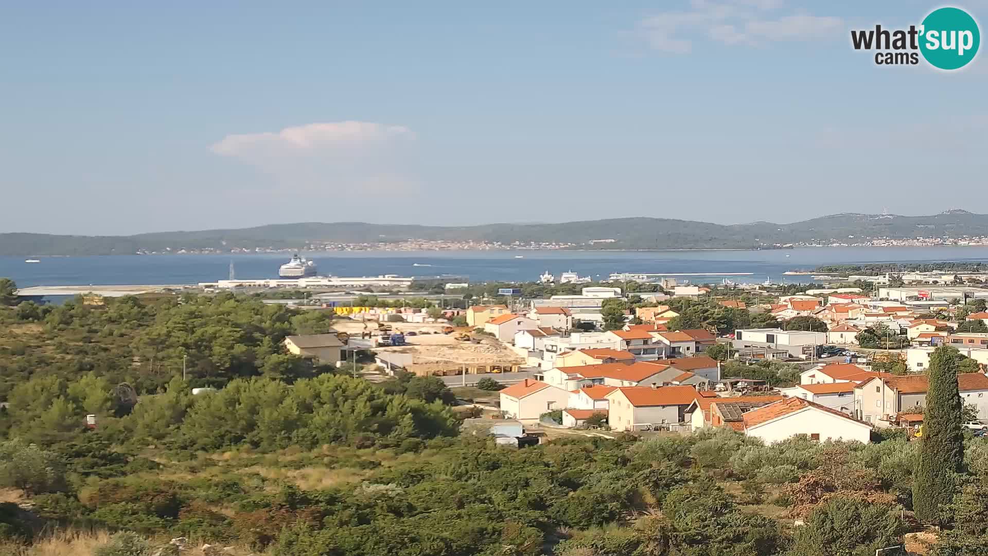 Zadar Port Gazenica Webcam Panorama, Zadar, Kroatien