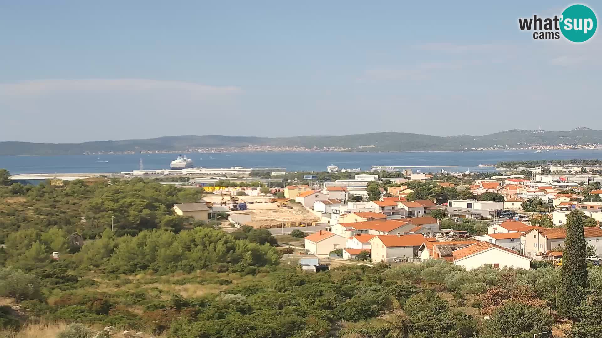 Zadar Port Gazenica Webcam Panorama, Zadar, Kroatien