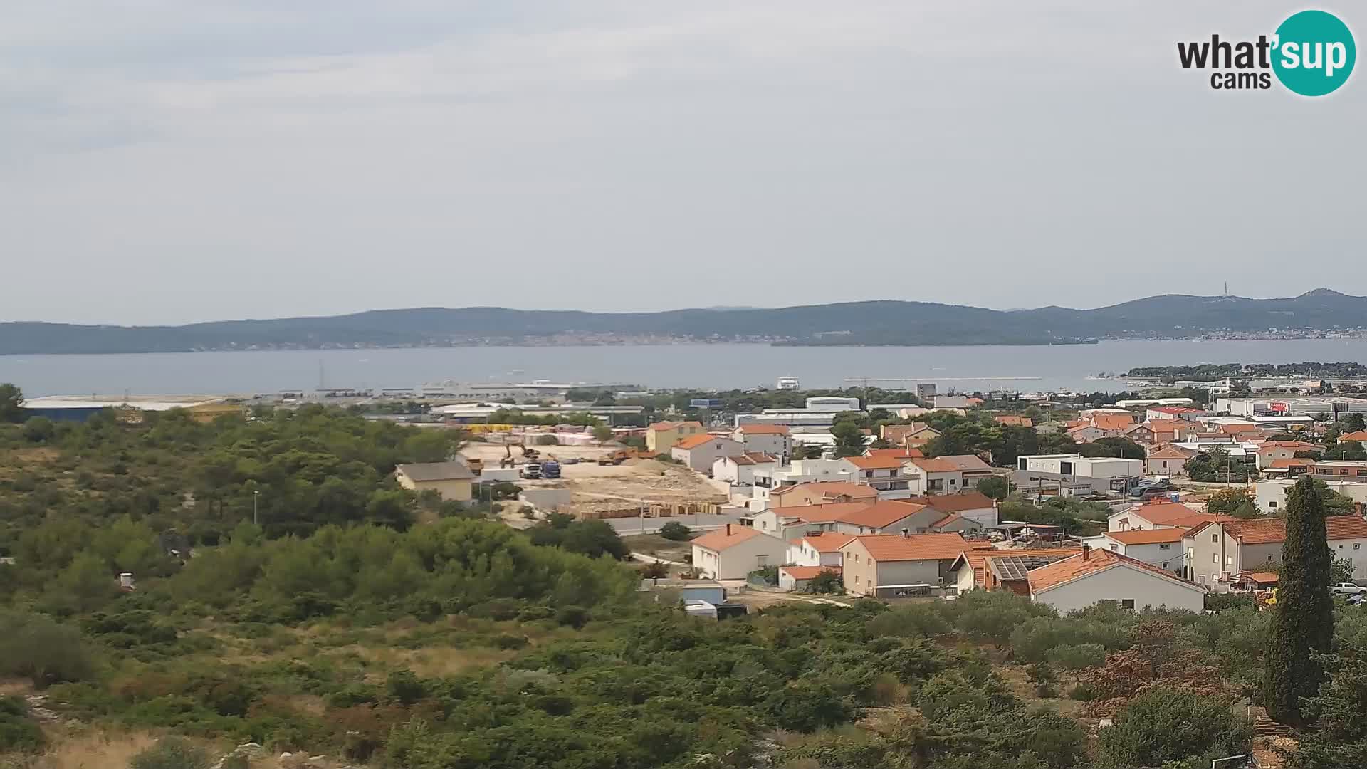 Panorama de la Webcam del Puerto Gazenica de Zadar, Zadar, Croacia