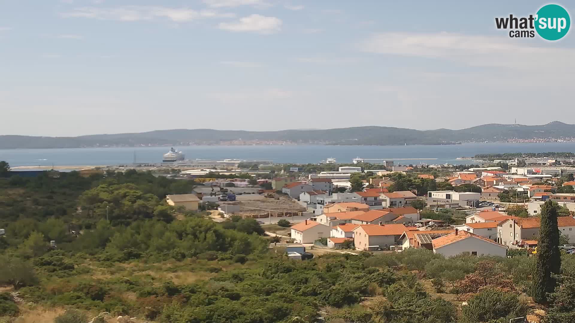 Zadar Port Gazenica Webcam Panorama, Zadar, Croatie