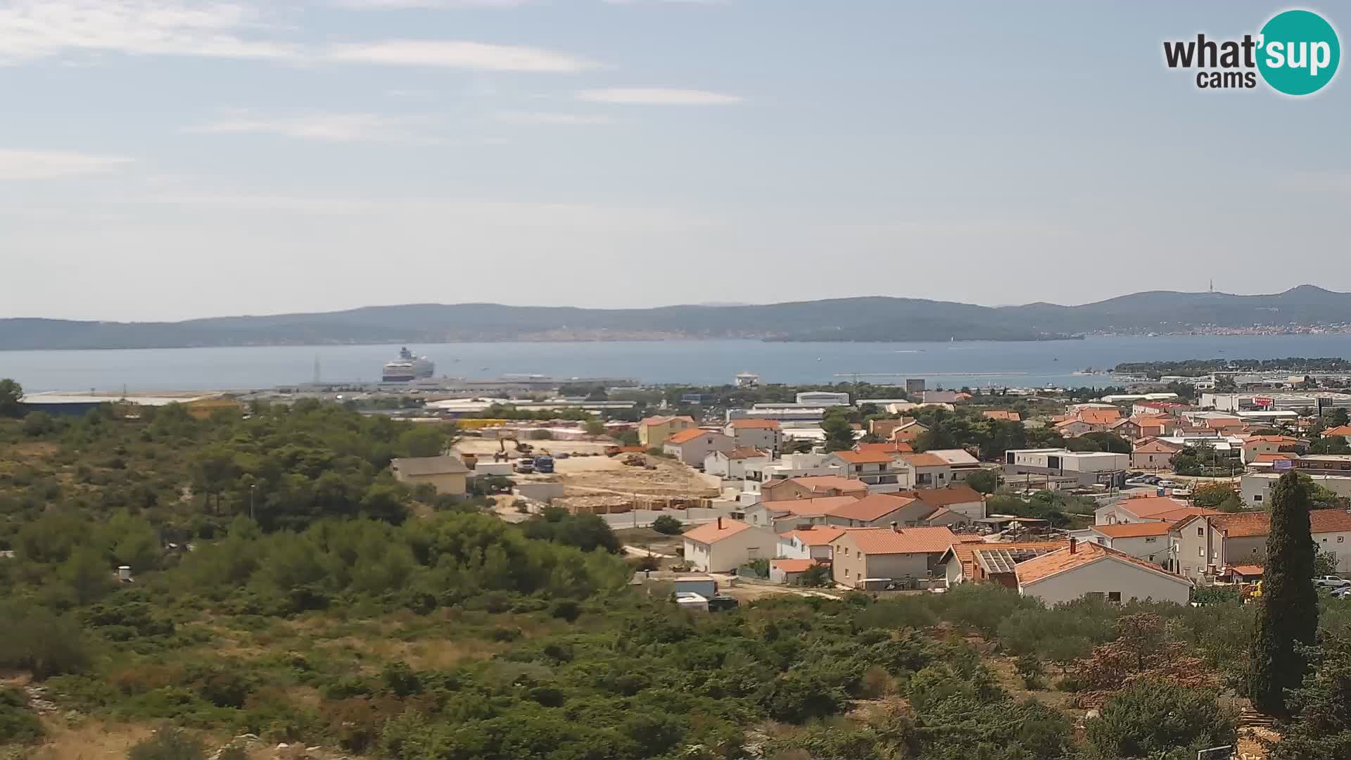 Panorama de la Webcam del Puerto Gazenica de Zadar, Zadar, Croacia