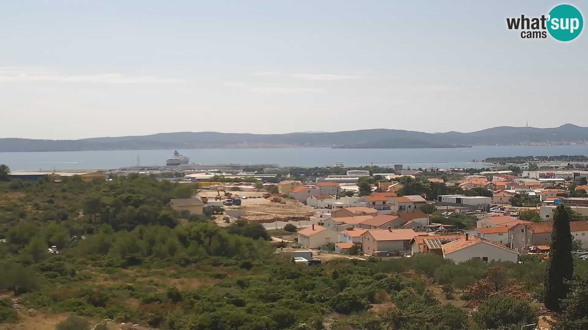 Panorama de la Webcam del Puerto Gazenica de Zadar, Zadar, Croacia