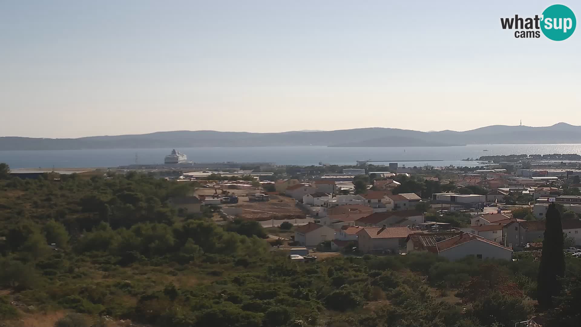 Panoramska web kamera Luke Gaženica u Zadru, Hrvatska