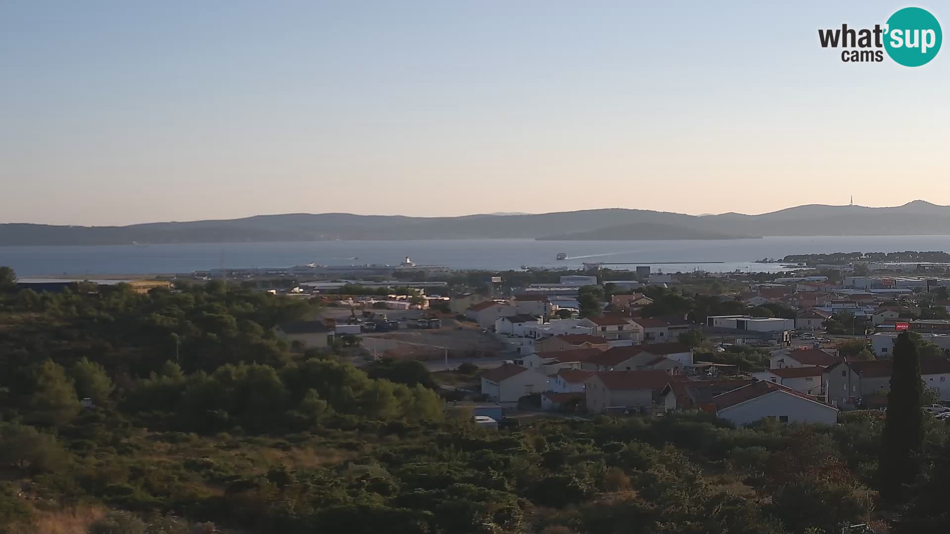 Zadar Pristanišče Gazenica s panoramsko spletno kamero, Zadar, Hrvaška