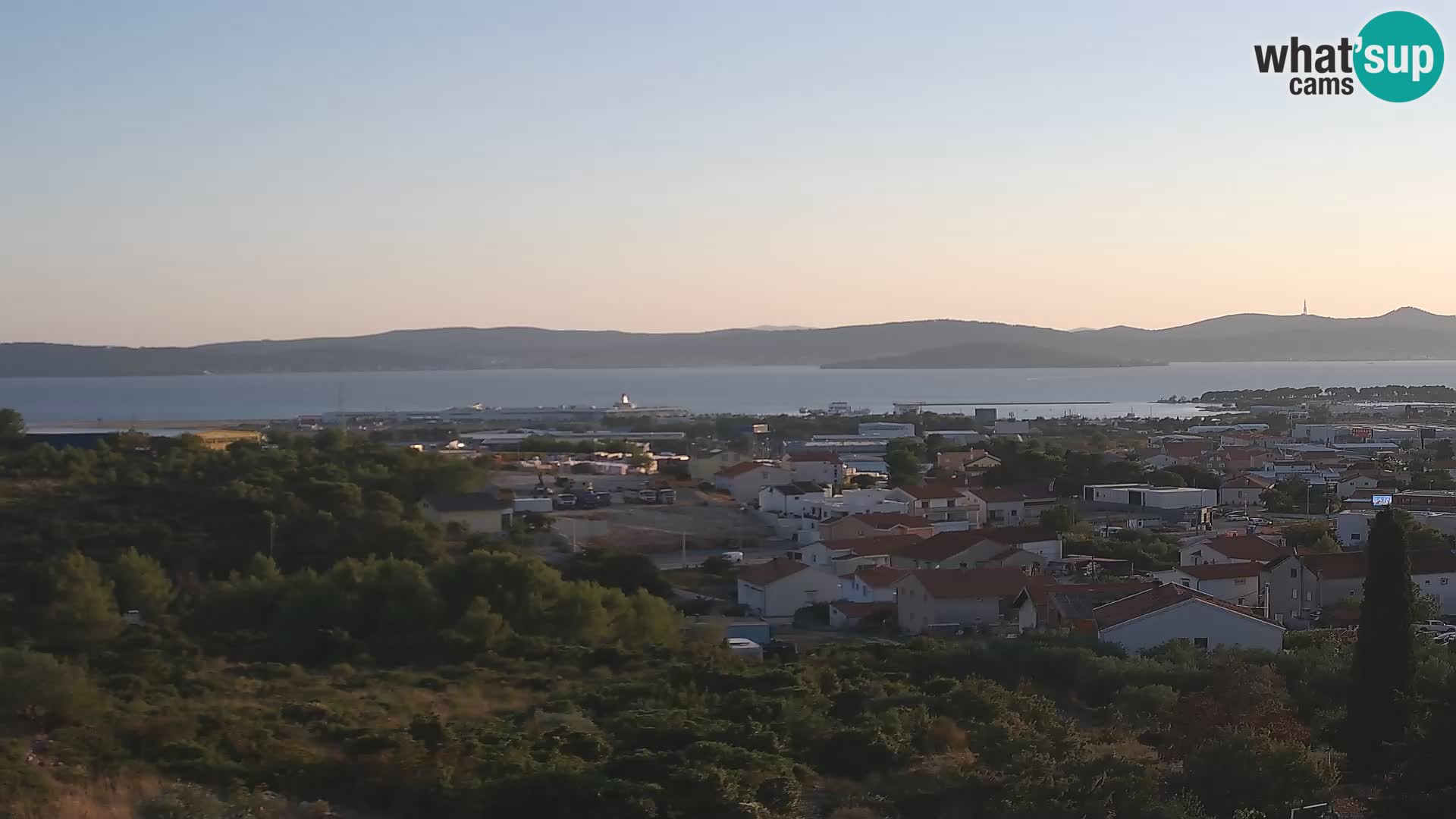 Panoramska web kamera Luke Gaženica u Zadru, Hrvatska