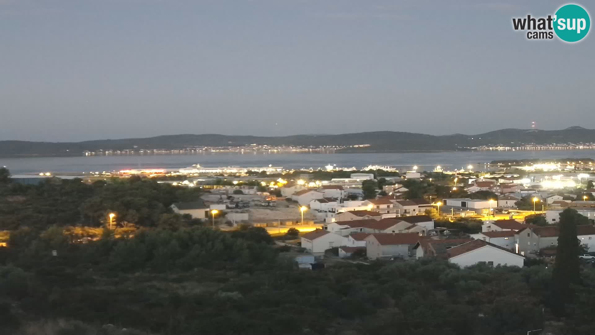 Zadar Pristanišče Gazenica s panoramsko spletno kamero, Zadar, Hrvaška