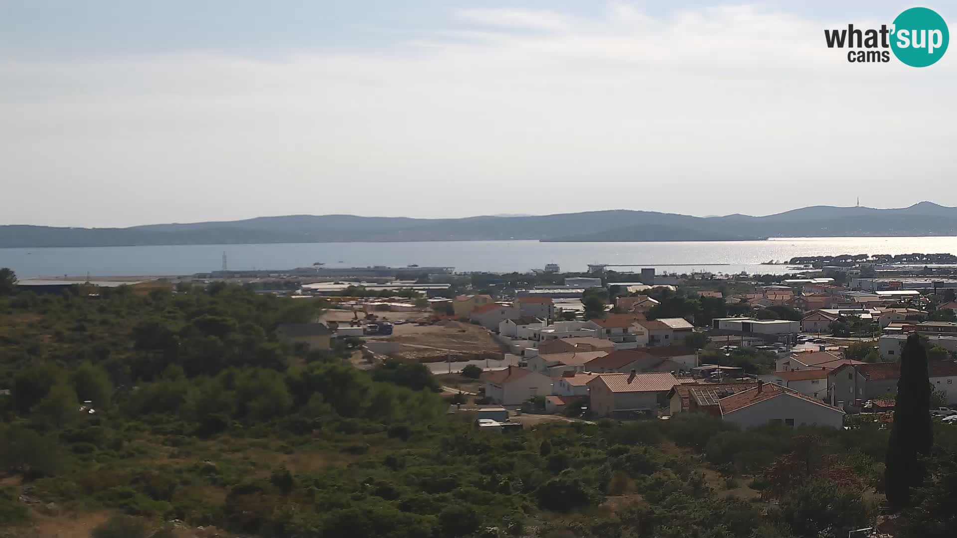 Zadar Pristanišče Gazenica s panoramsko spletno kamero, Zadar, Hrvaška