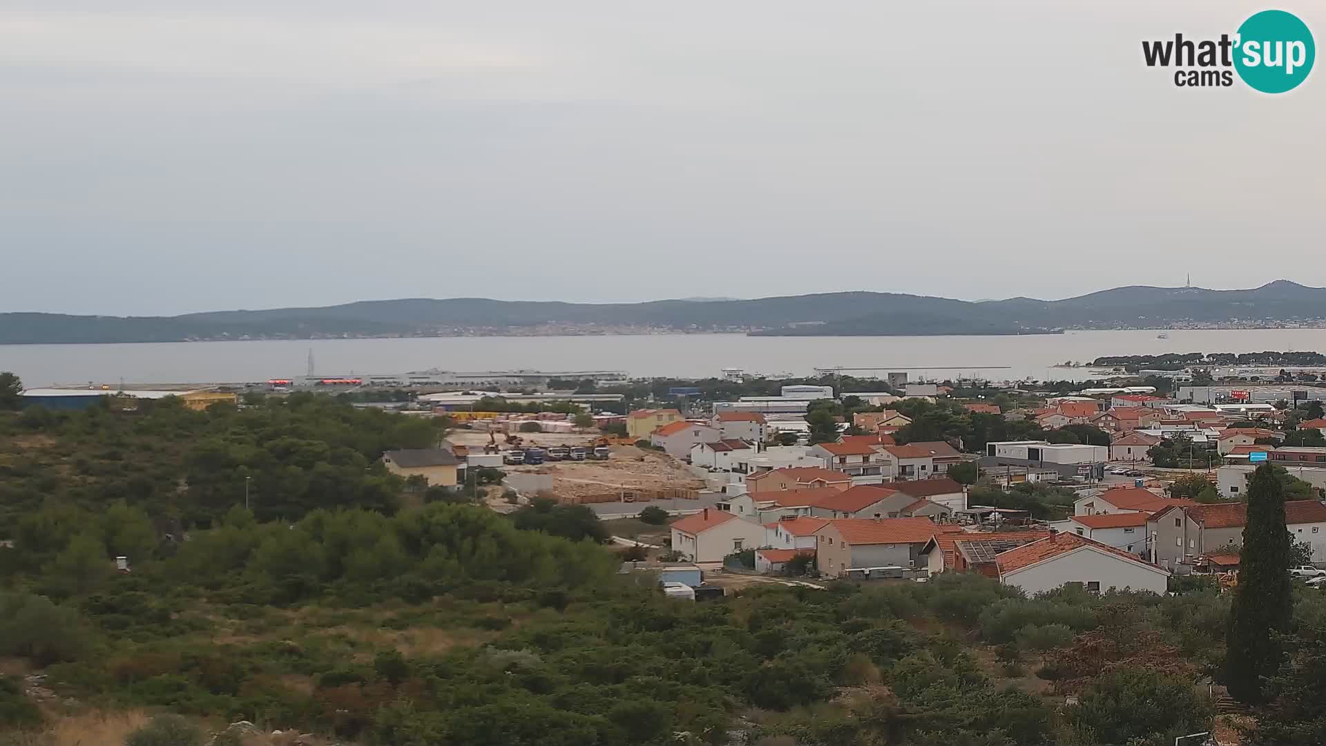 Panorama de la Webcam del Puerto Gazenica de Zadar, Zadar, Croacia