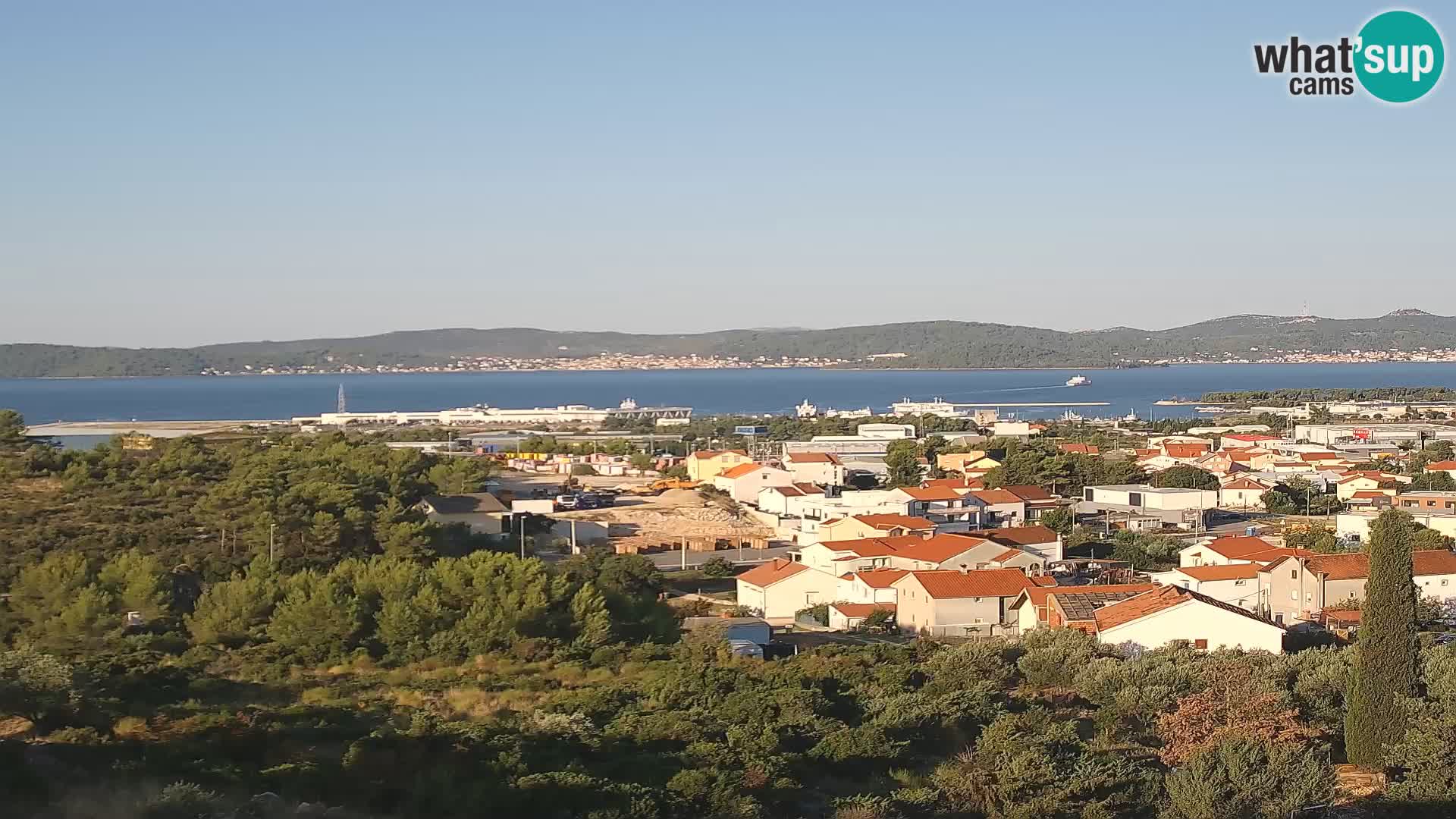 Panoramska web kamera Luke Gaženica u Zadru, Hrvatska