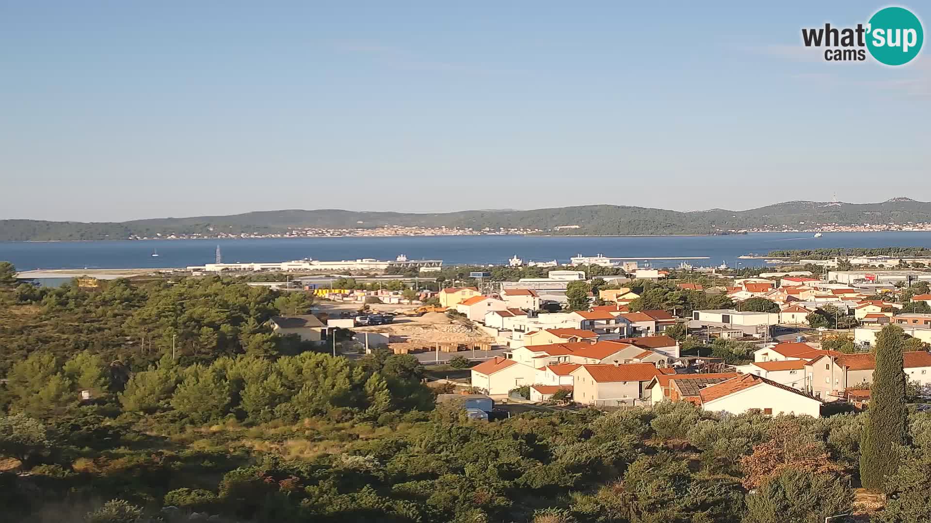 Panoramska web kamera Luke Gaženica u Zadru, Hrvatska