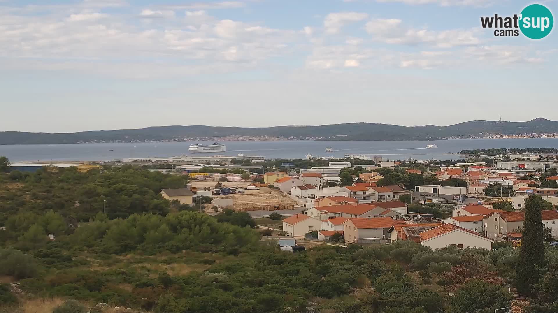 Panoramska web kamera Luke Gaženica u Zadru, Hrvatska