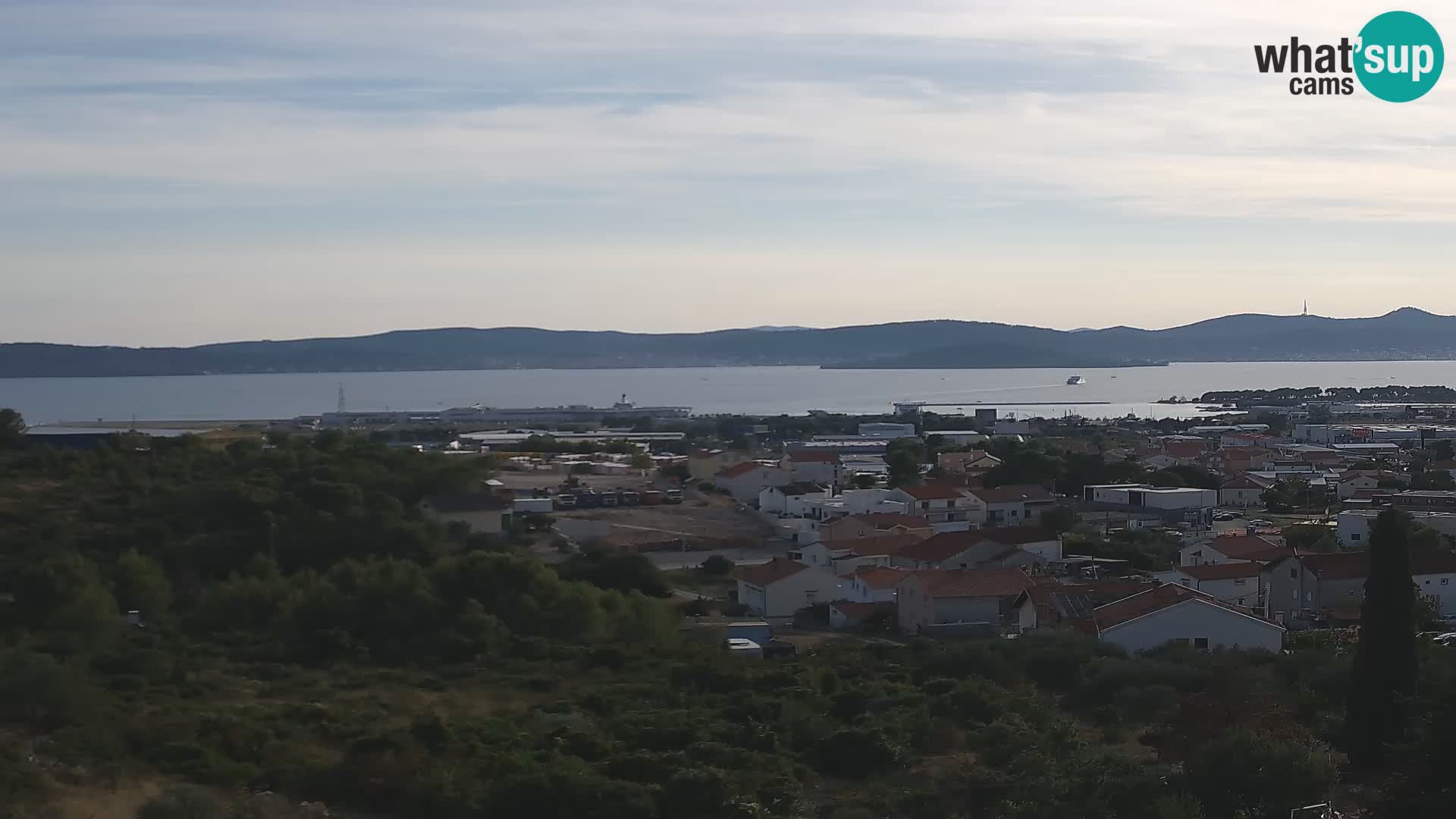 Zadar Pristanišče Gazenica s panoramsko spletno kamero, Zadar, Hrvaška