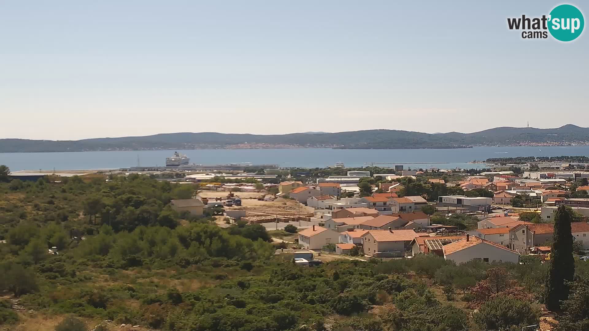 Zadar Port Gazenica Webcam Panorama, Zadar, Kroatien