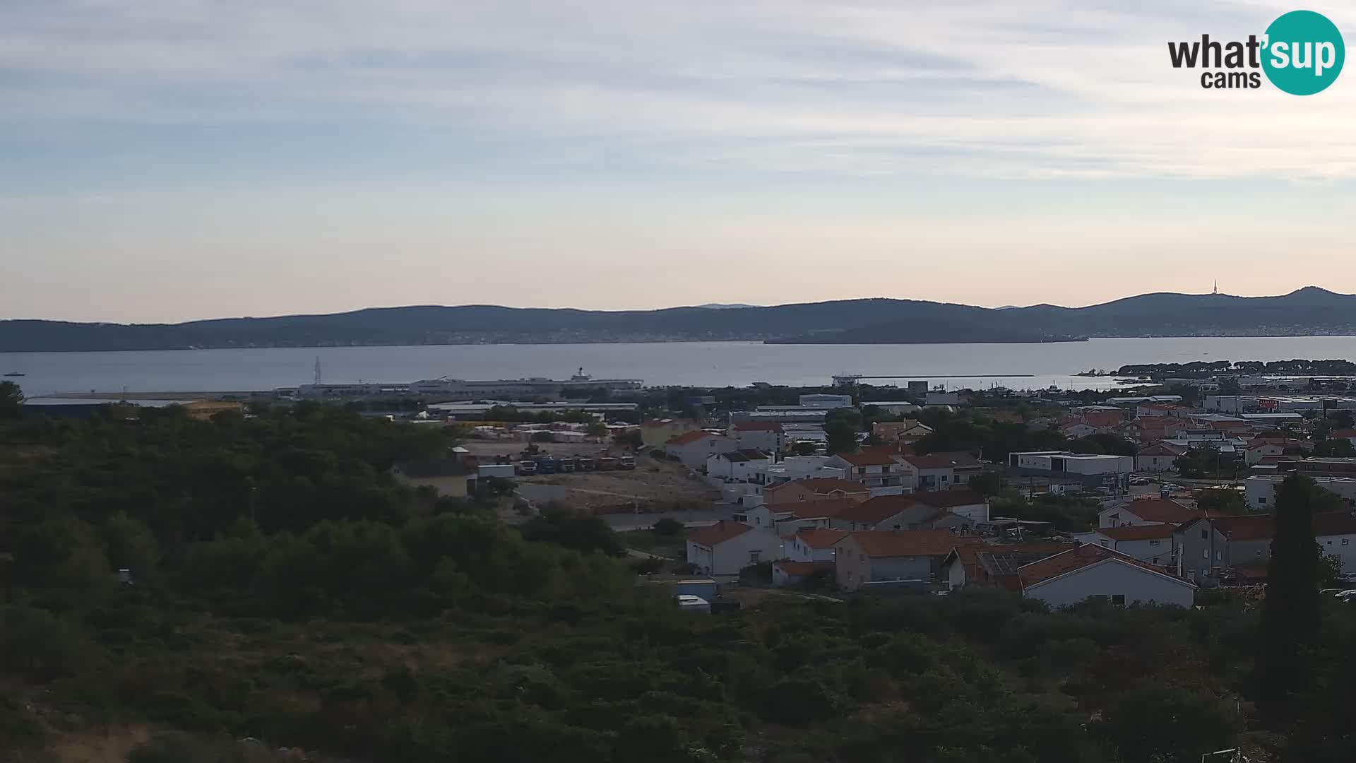 Zadar Pristanišče Gazenica s panoramsko spletno kamero, Zadar, Hrvaška