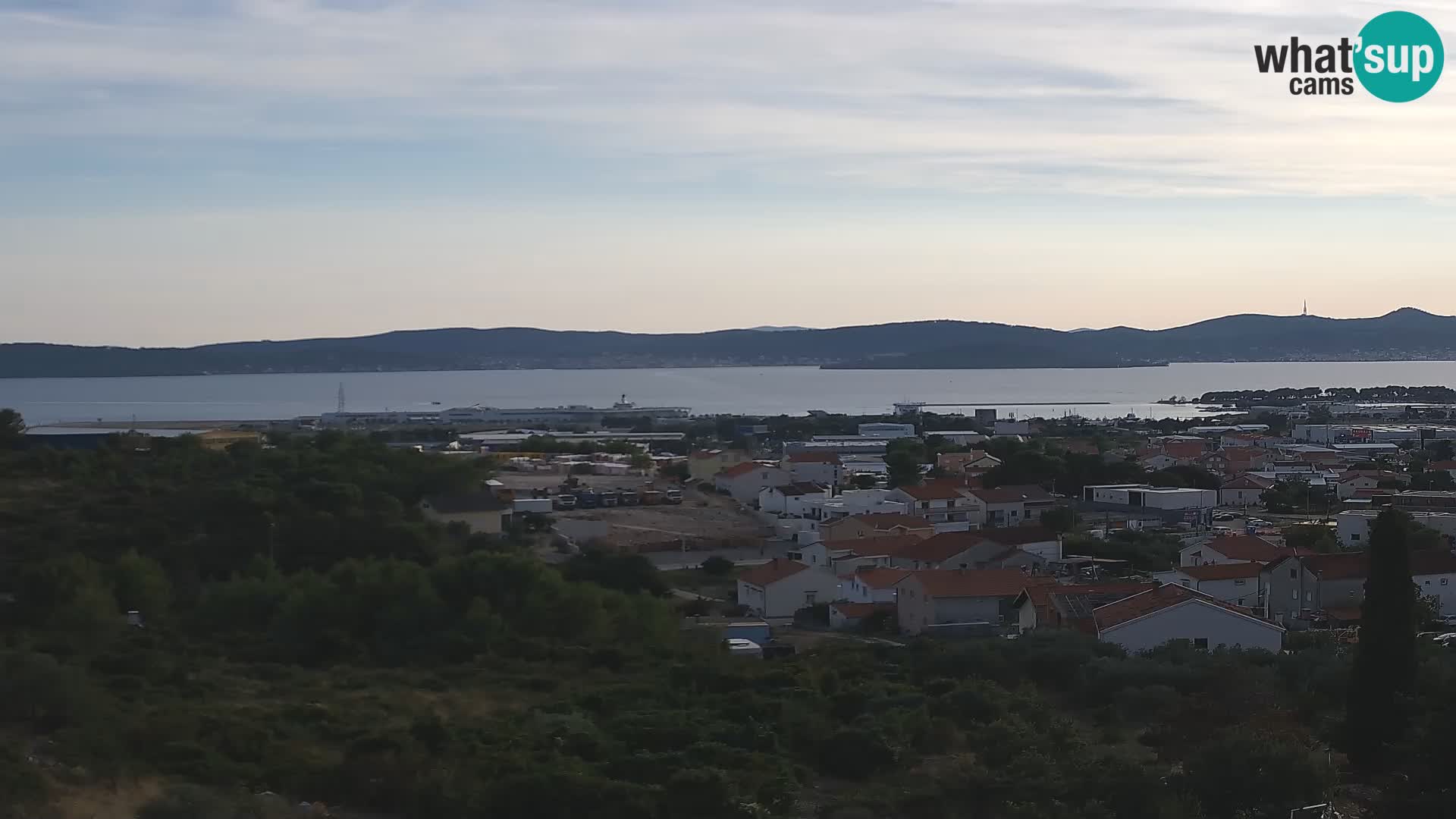 Zadar Pristanišče Gazenica s panoramsko spletno kamero, Zadar, Hrvaška