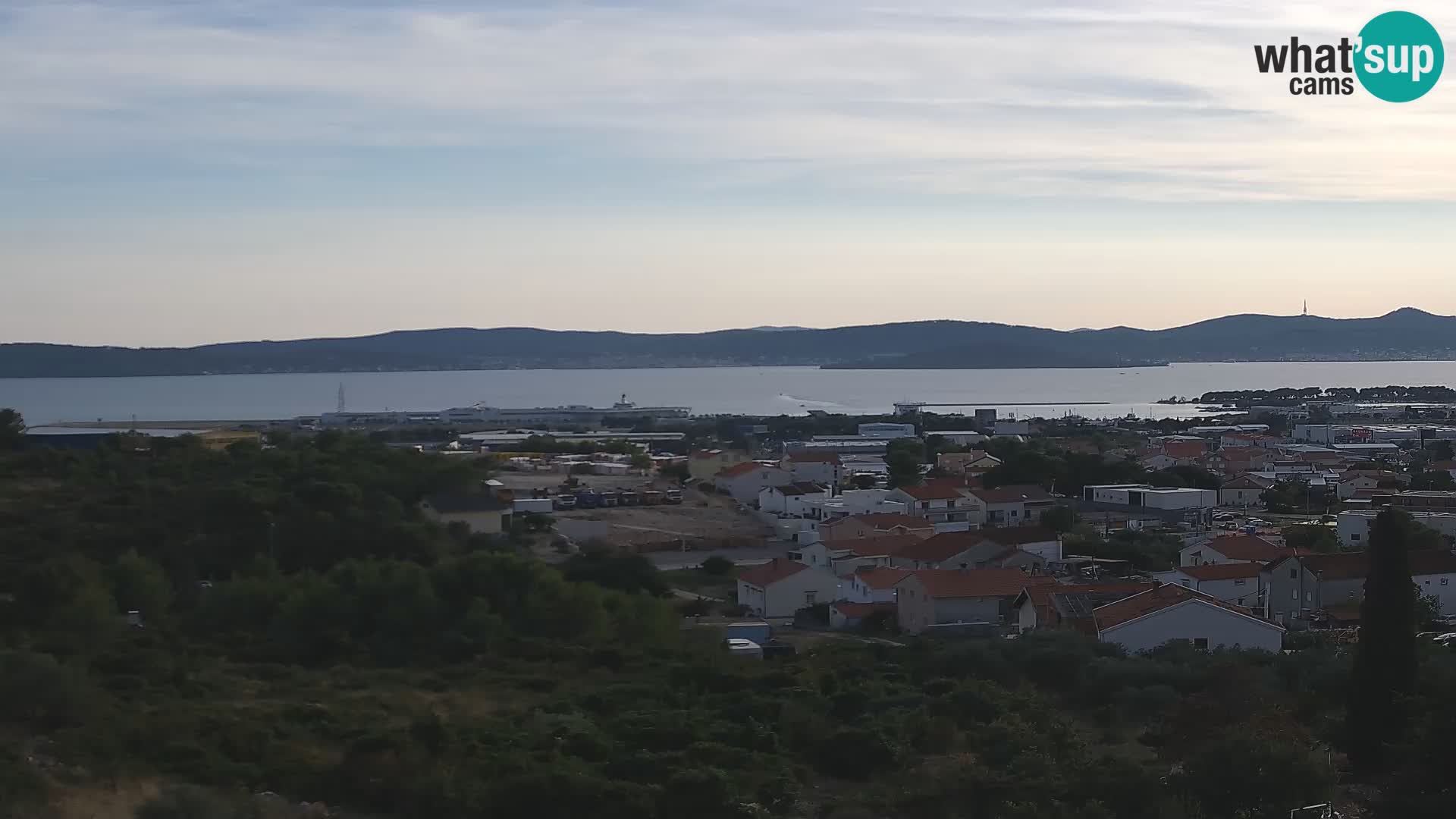 Zadar Pristanišče Gazenica s panoramsko spletno kamero, Zadar, Hrvaška