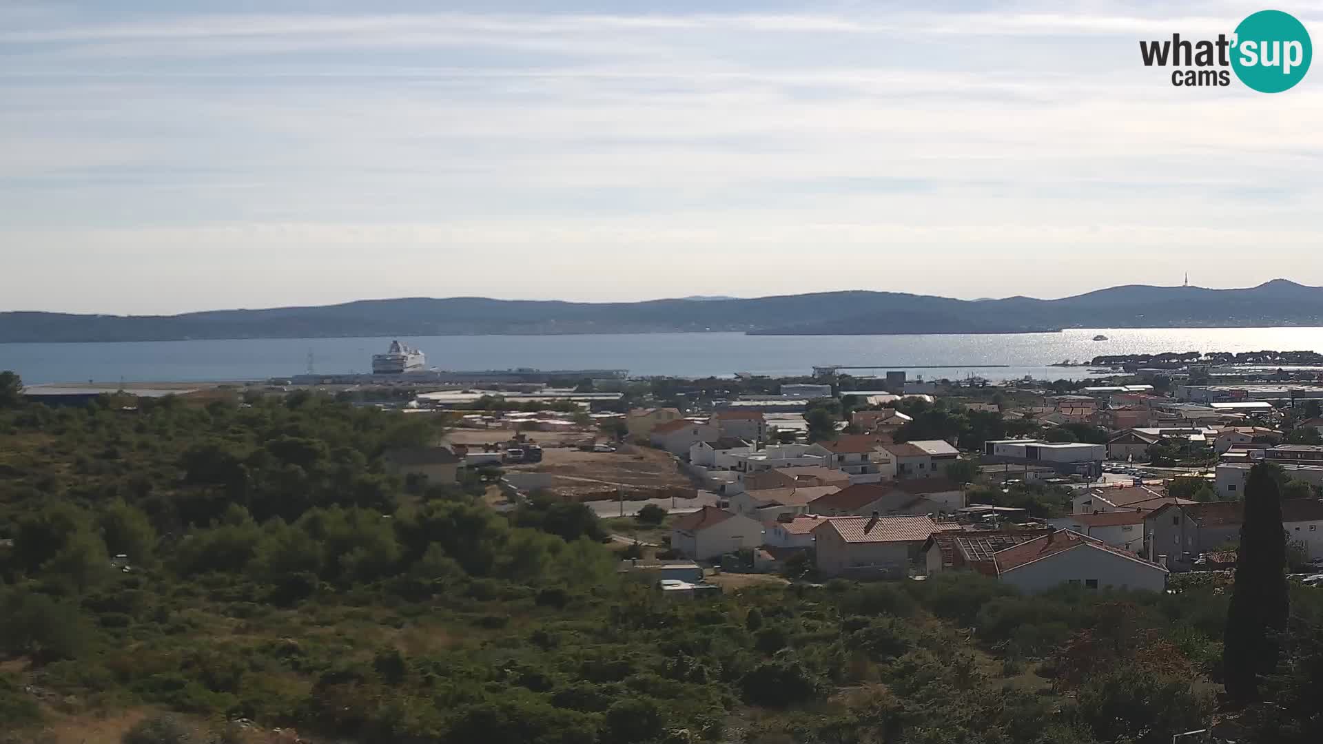 Panorama de la Webcam del Puerto Gazenica de Zadar, Zadar, Croacia
