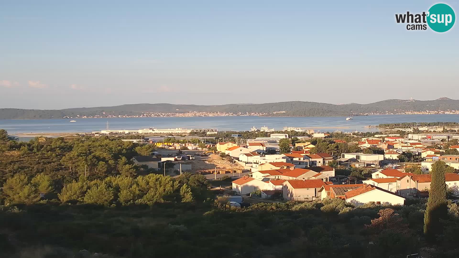 Panoramska web kamera Luke Gaženica u Zadru, Hrvatska