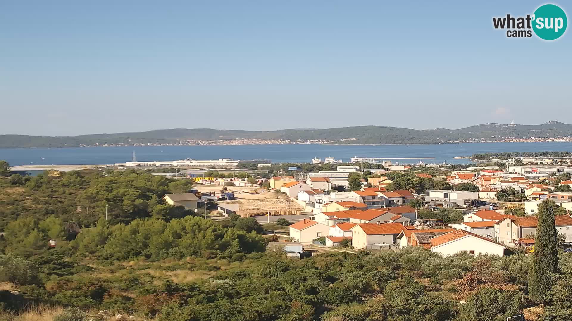 Zadar Port Gazenica Webcam Panorama, Zadar, Kroatien