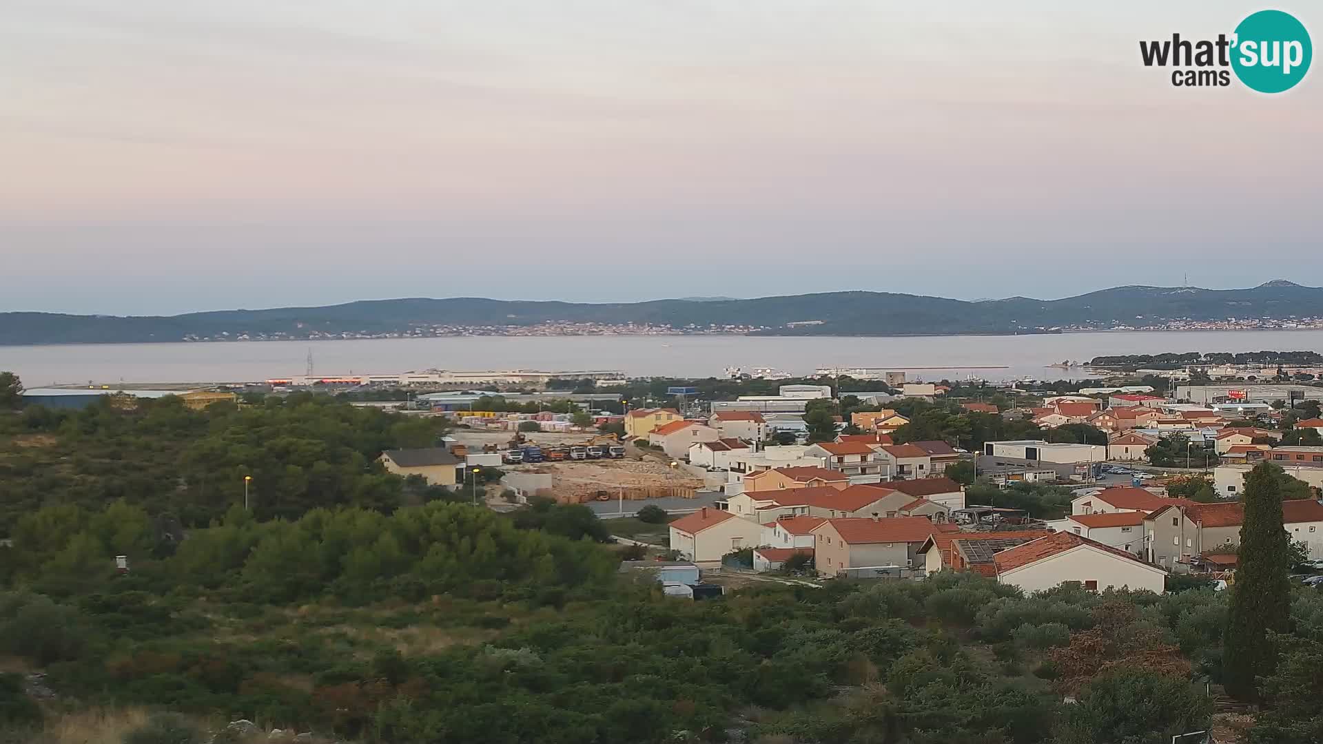 Panorama de la Webcam del Puerto Gazenica de Zadar, Zadar, Croacia