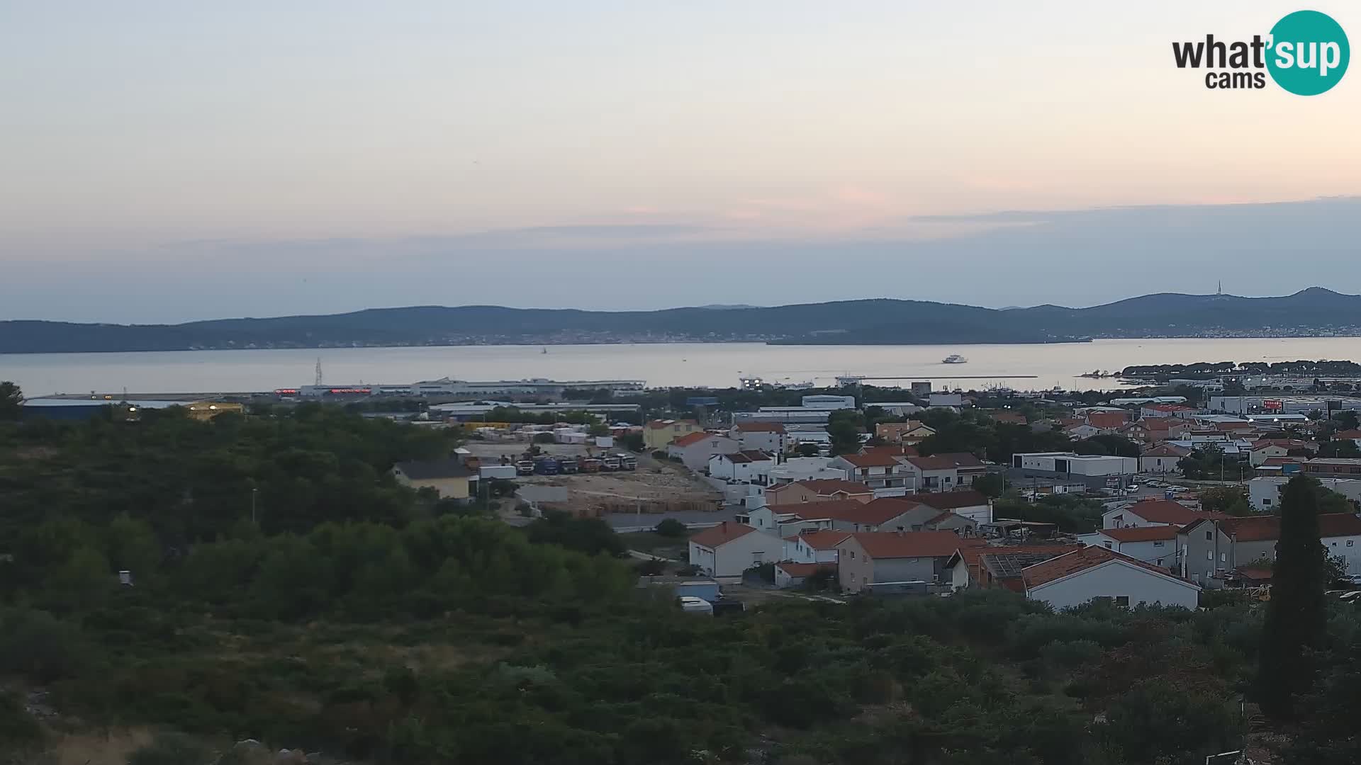 Zadar Pristanišče Gazenica s panoramsko spletno kamero, Zadar, Hrvaška