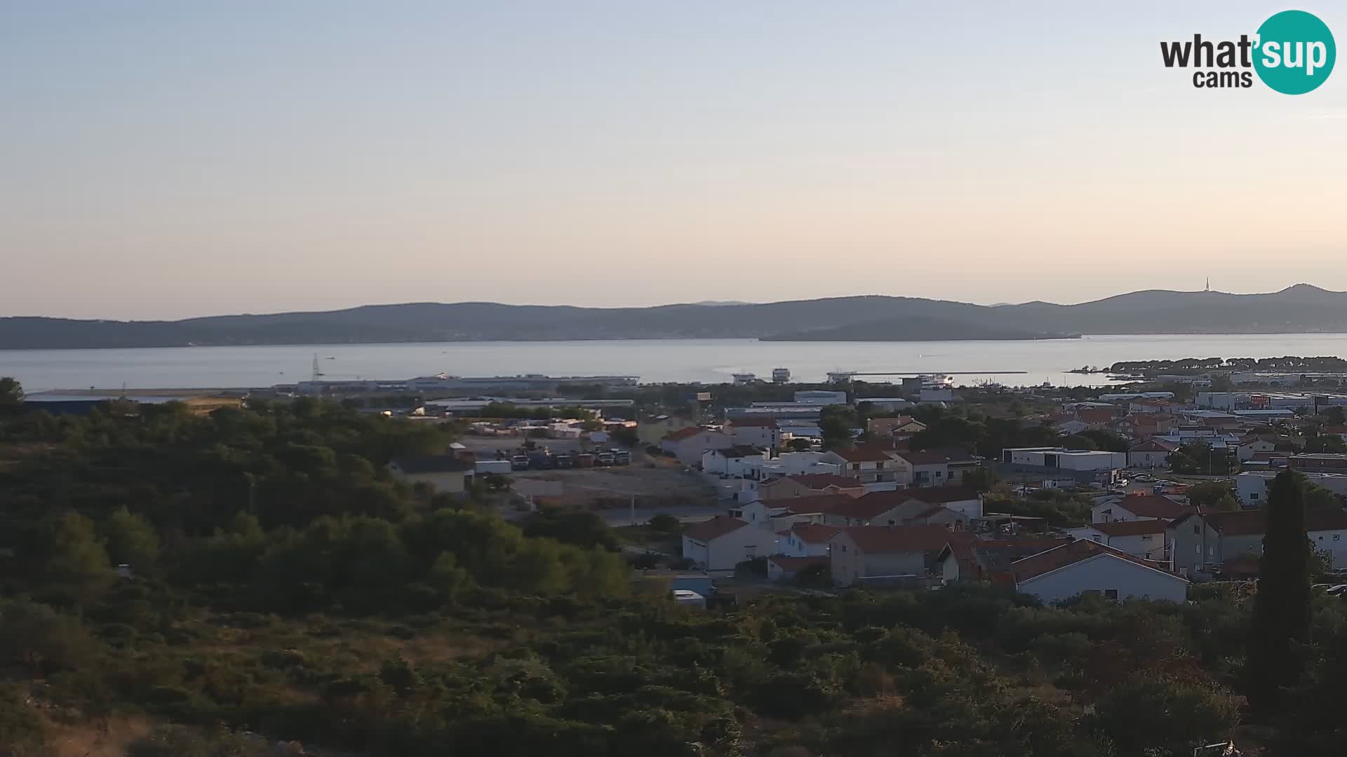 Panorama de la Webcam del Puerto Gazenica de Zadar, Zadar, Croacia