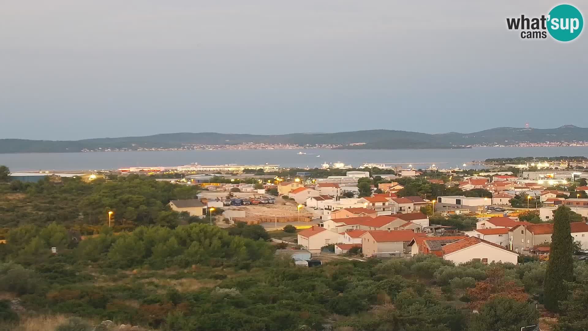 Panoramska web kamera Luke Gaženica u Zadru, Hrvatska