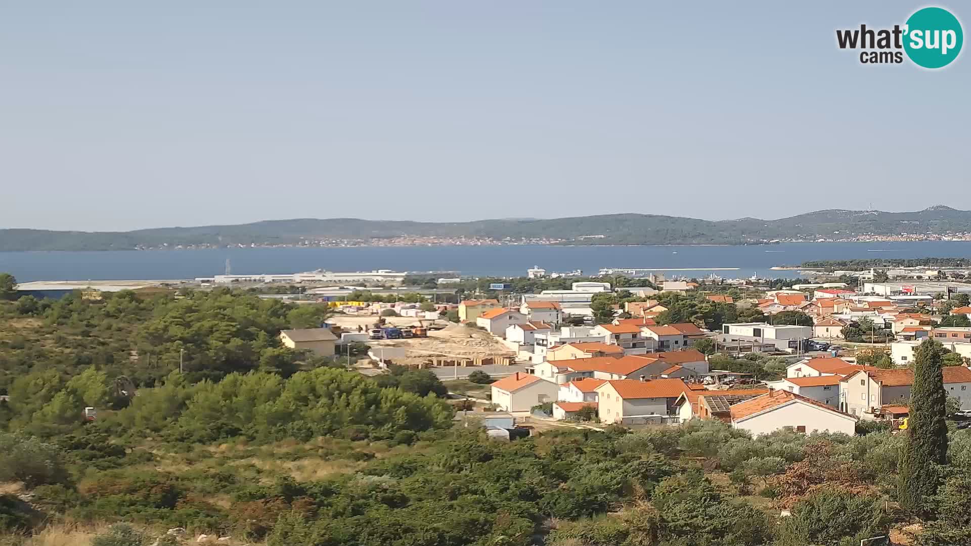 Panorama de la Webcam del Puerto Gazenica de Zadar, Zadar, Croacia