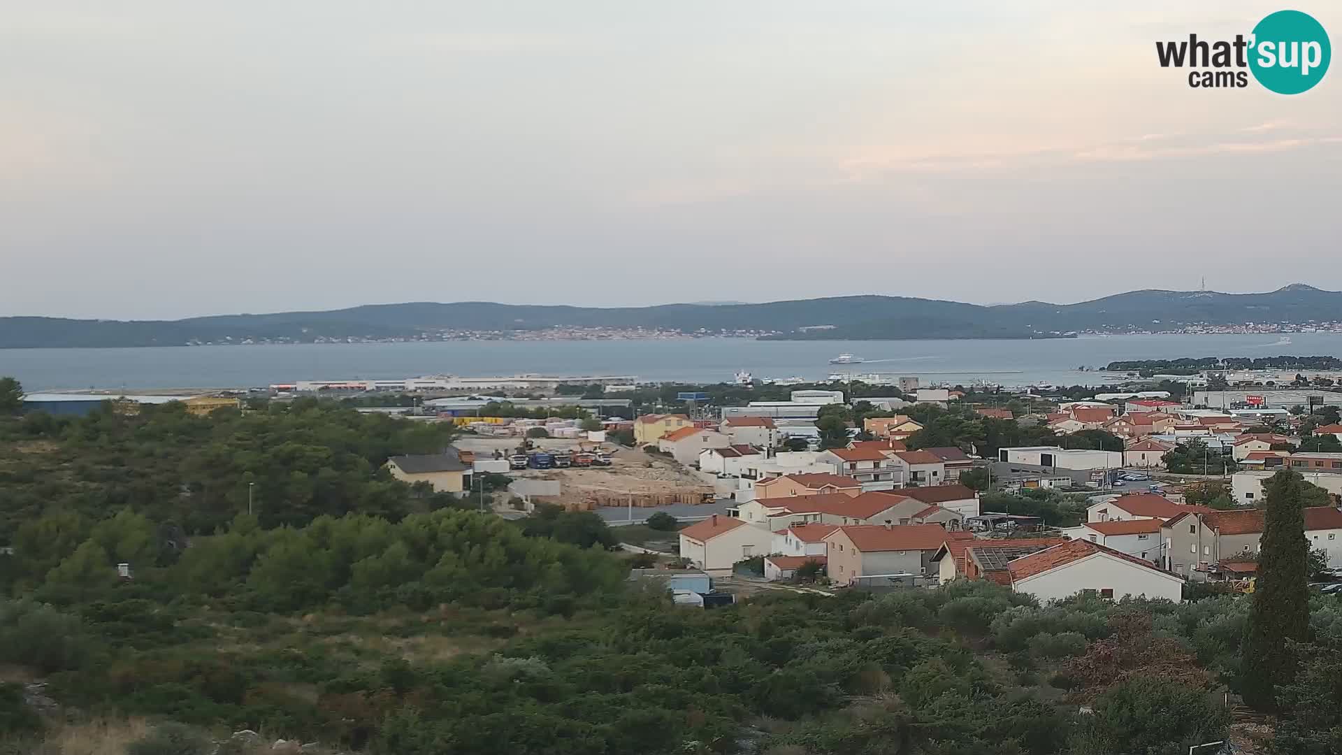 Panorama de la Webcam del Puerto Gazenica de Zadar, Zadar, Croacia