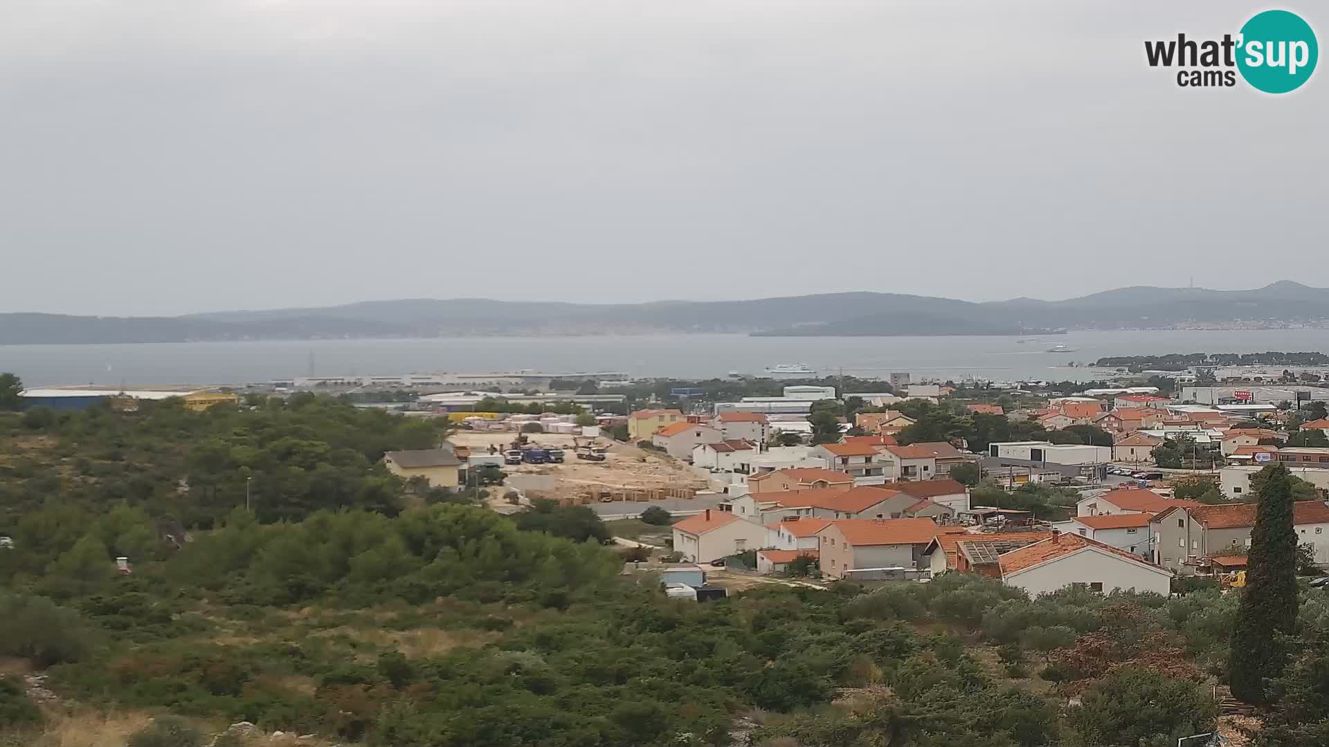 Panorama de la Webcam del Puerto Gazenica de Zadar, Zadar, Croacia