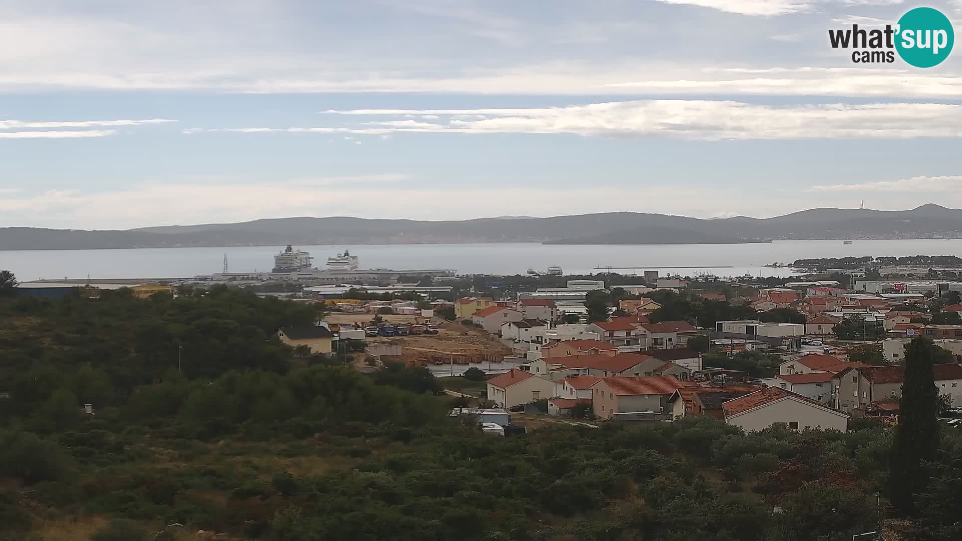 Panoramska web kamera Luke Gaženica u Zadru, Hrvatska
