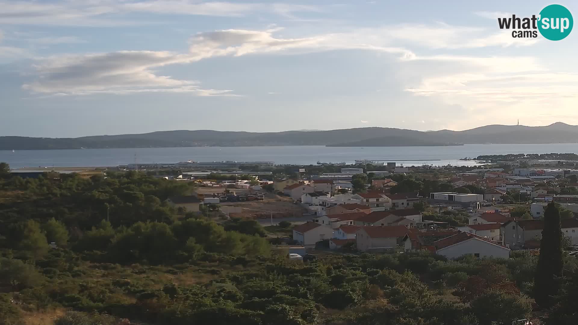 Panorama de la Webcam del Puerto Gazenica de Zadar, Zadar, Croacia