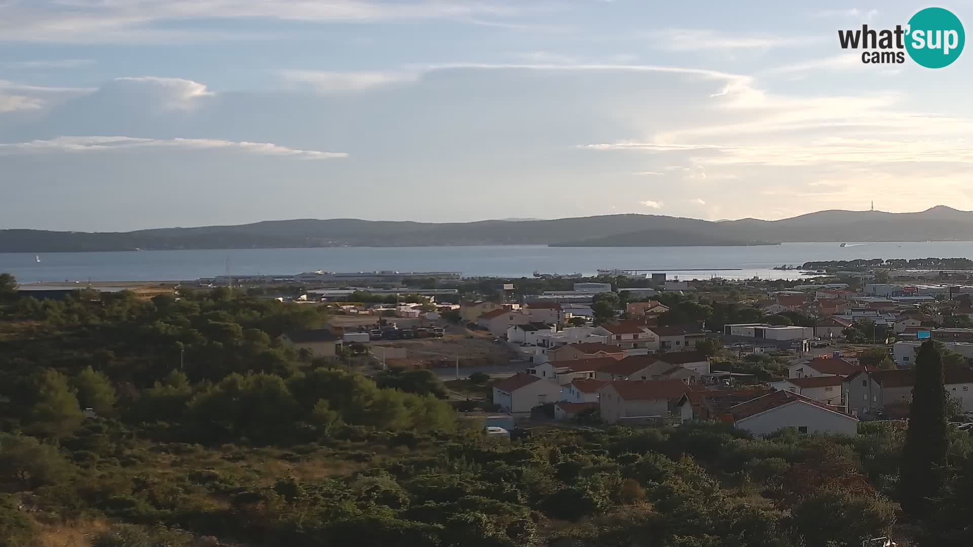 Zadar Pristanišče Gazenica s panoramsko spletno kamero, Zadar, Hrvaška