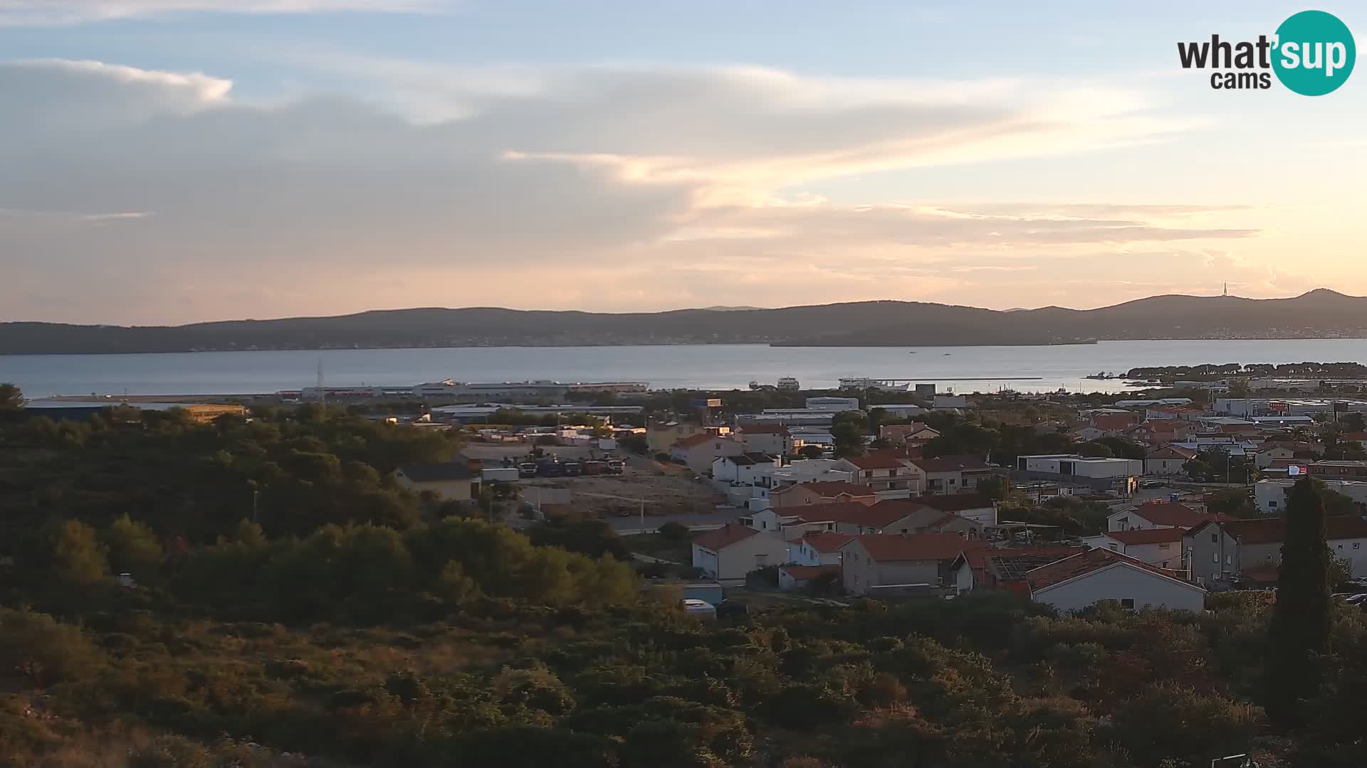 Zadar Port Gazenica Webcam Panorama, Zadar, Kroatien