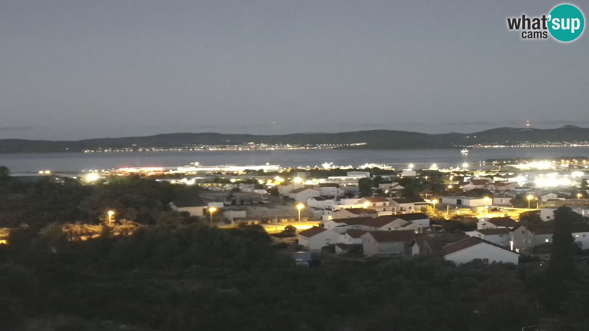 Panorama de la Webcam del Puerto Gazenica de Zadar, Zadar, Croacia