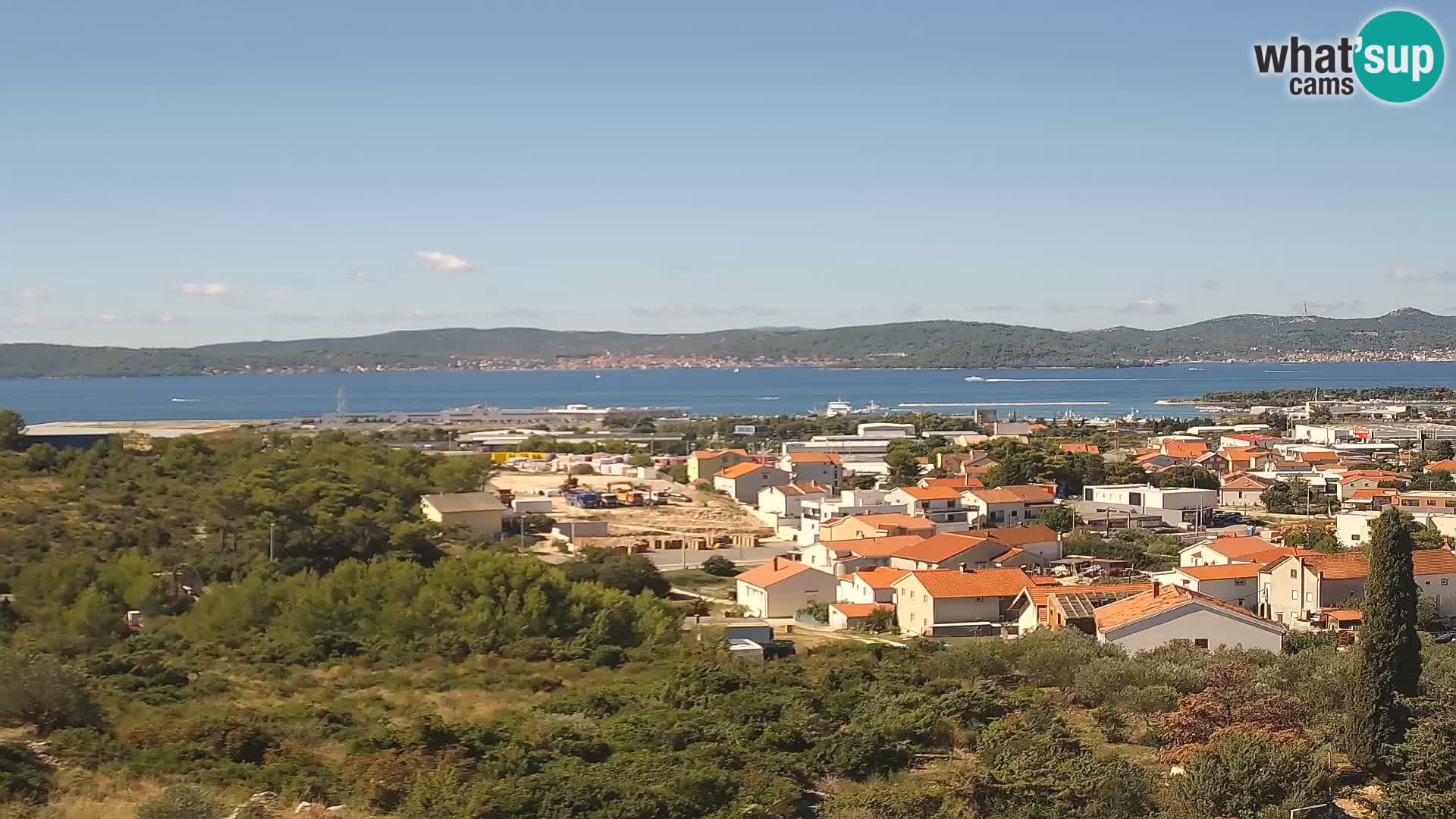 Panoramska web kamera Luke Gaženica u Zadru, Hrvatska