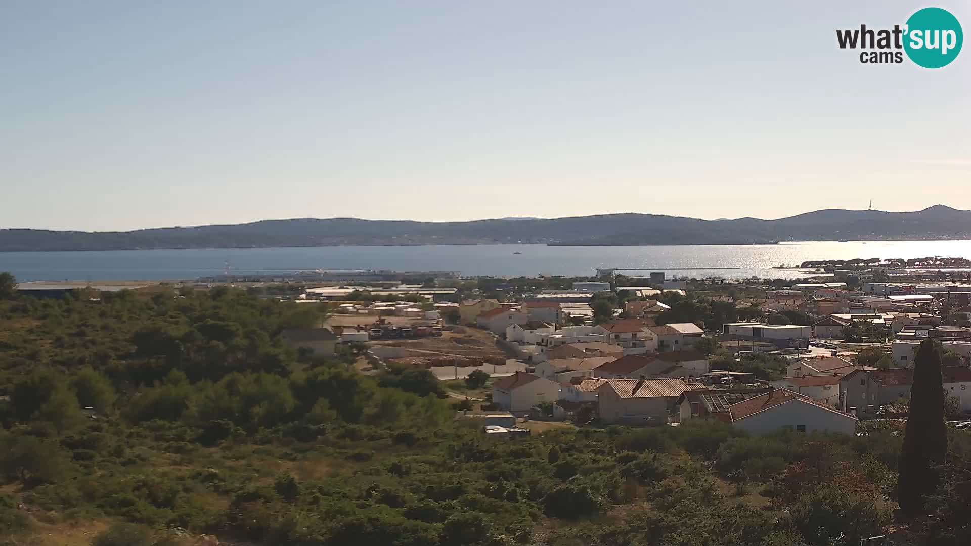 Panoramska web kamera Luke Gaženica u Zadru, Hrvatska