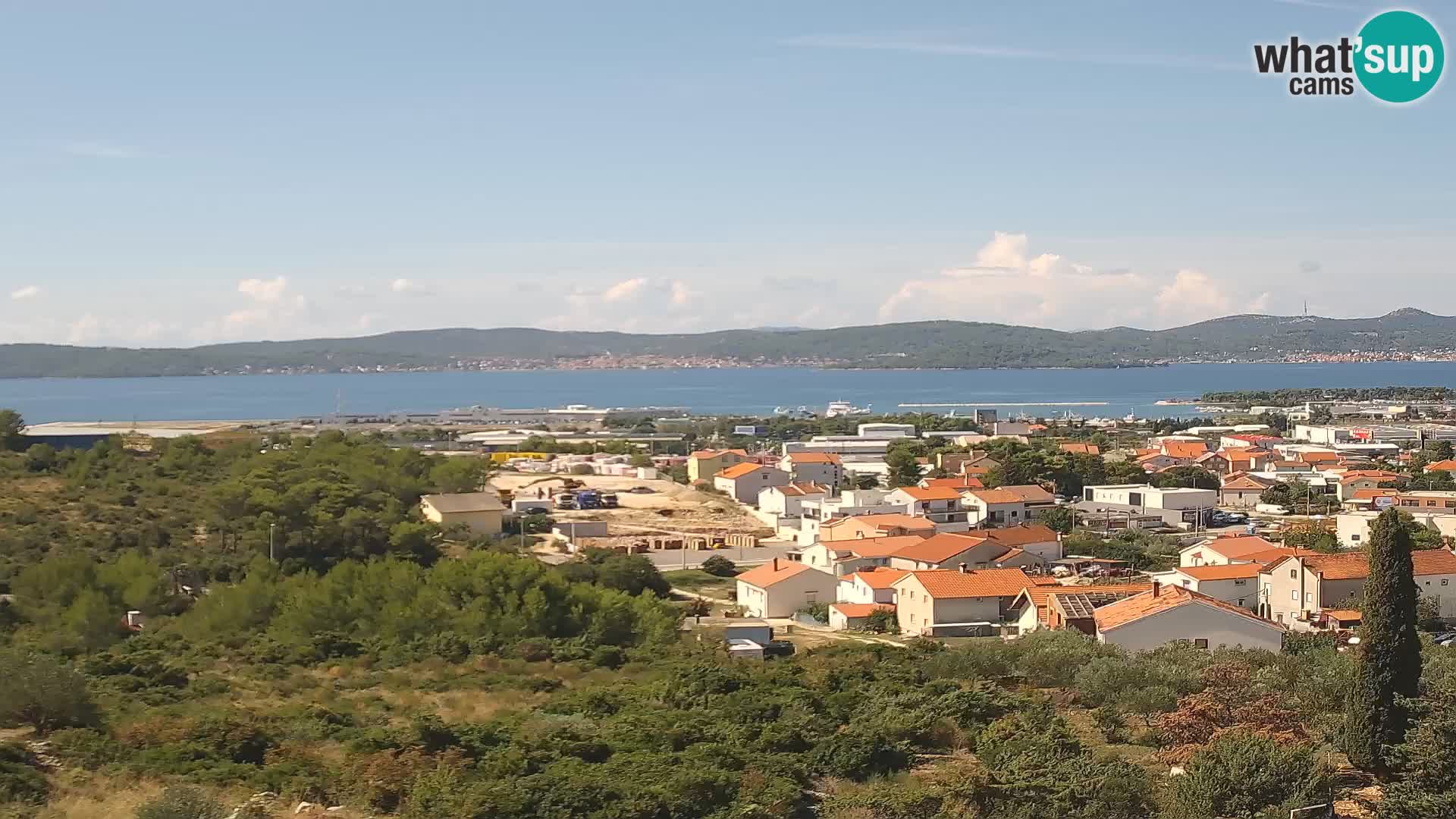 Zadar Port Gazenica Webcam Panorama, Zadar, Kroatien