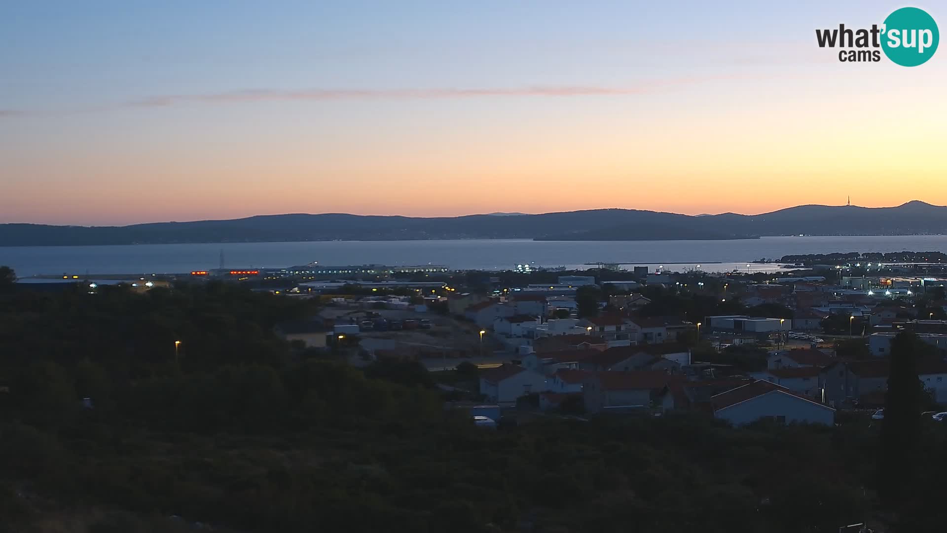 Zadar Port Gazenica Webcam Panorama, Zadar, Croatie