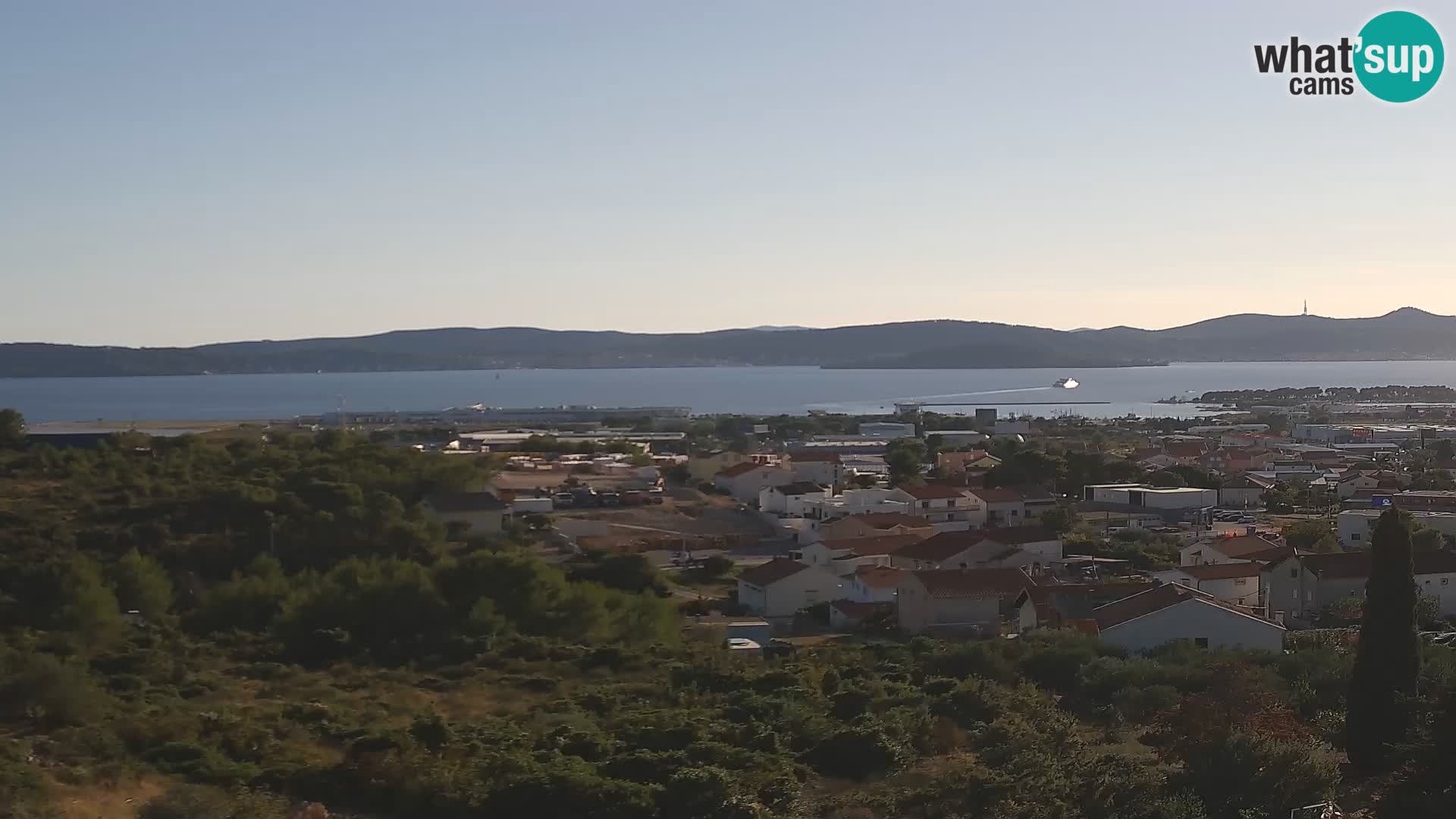 Panoramska web kamera Luke Gaženica u Zadru, Hrvatska