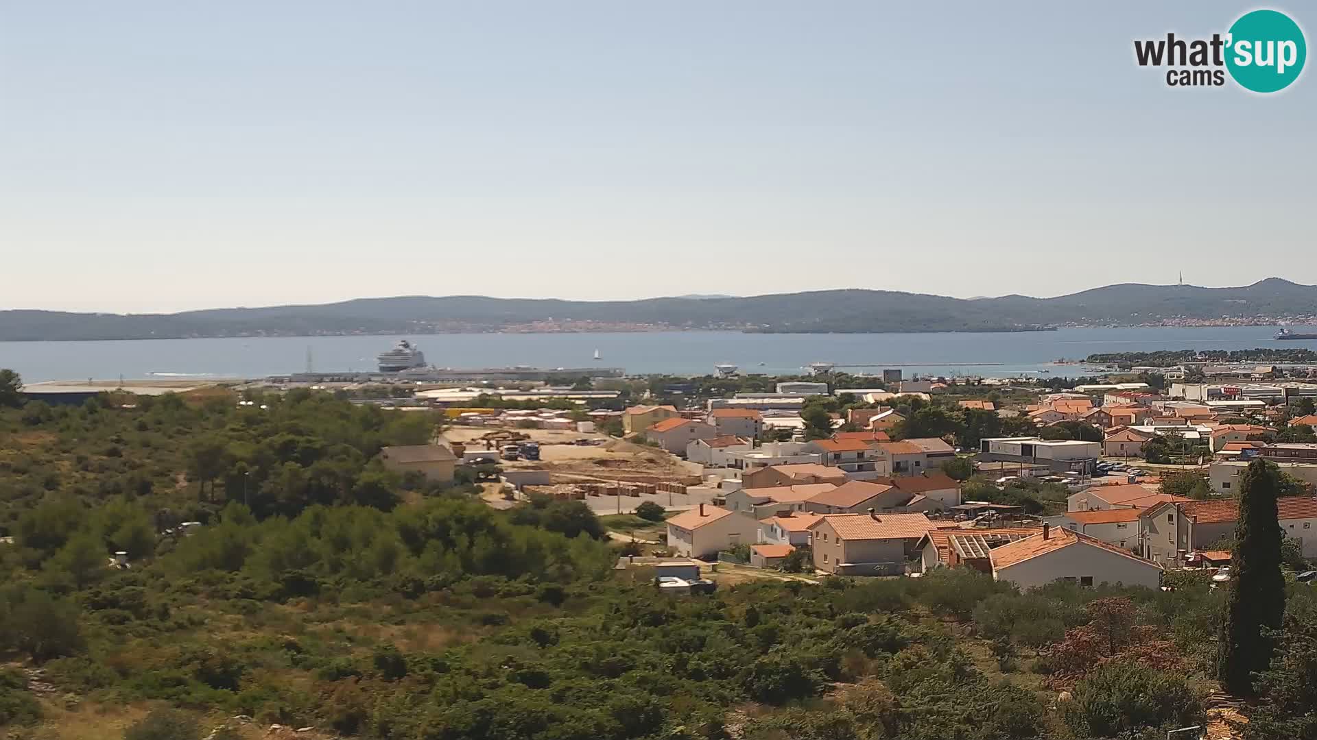 Panoramska web kamera Luke Gaženica u Zadru, Hrvatska