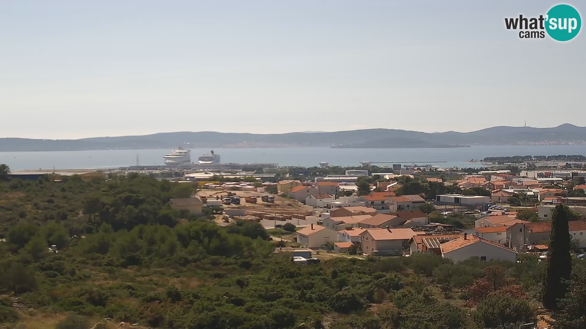 Zadar Port Gazenica Webcam Panorama, Zadar, Kroatien