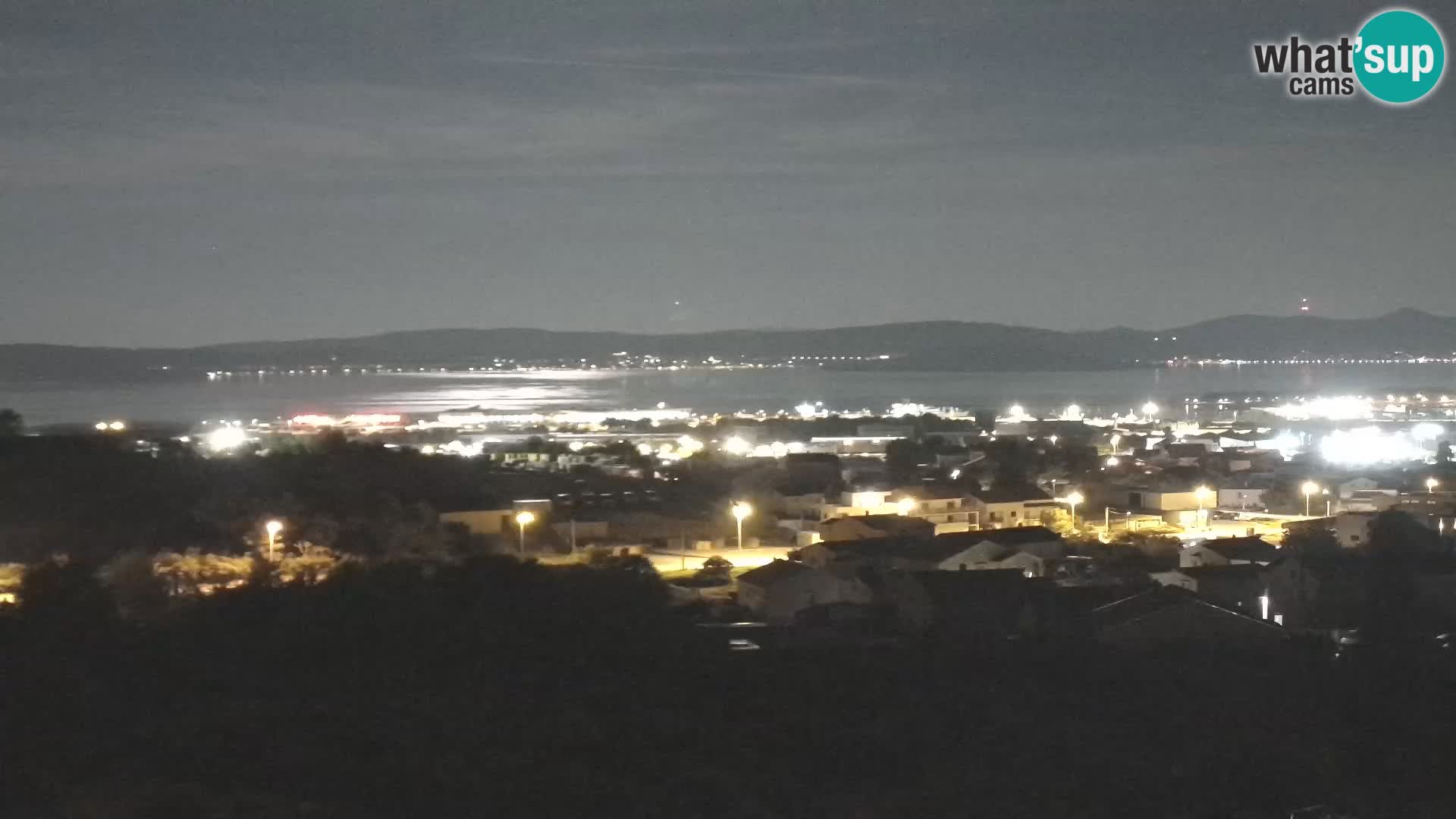 Panorama de la Webcam del Puerto Gazenica de Zadar, Zadar, Croacia