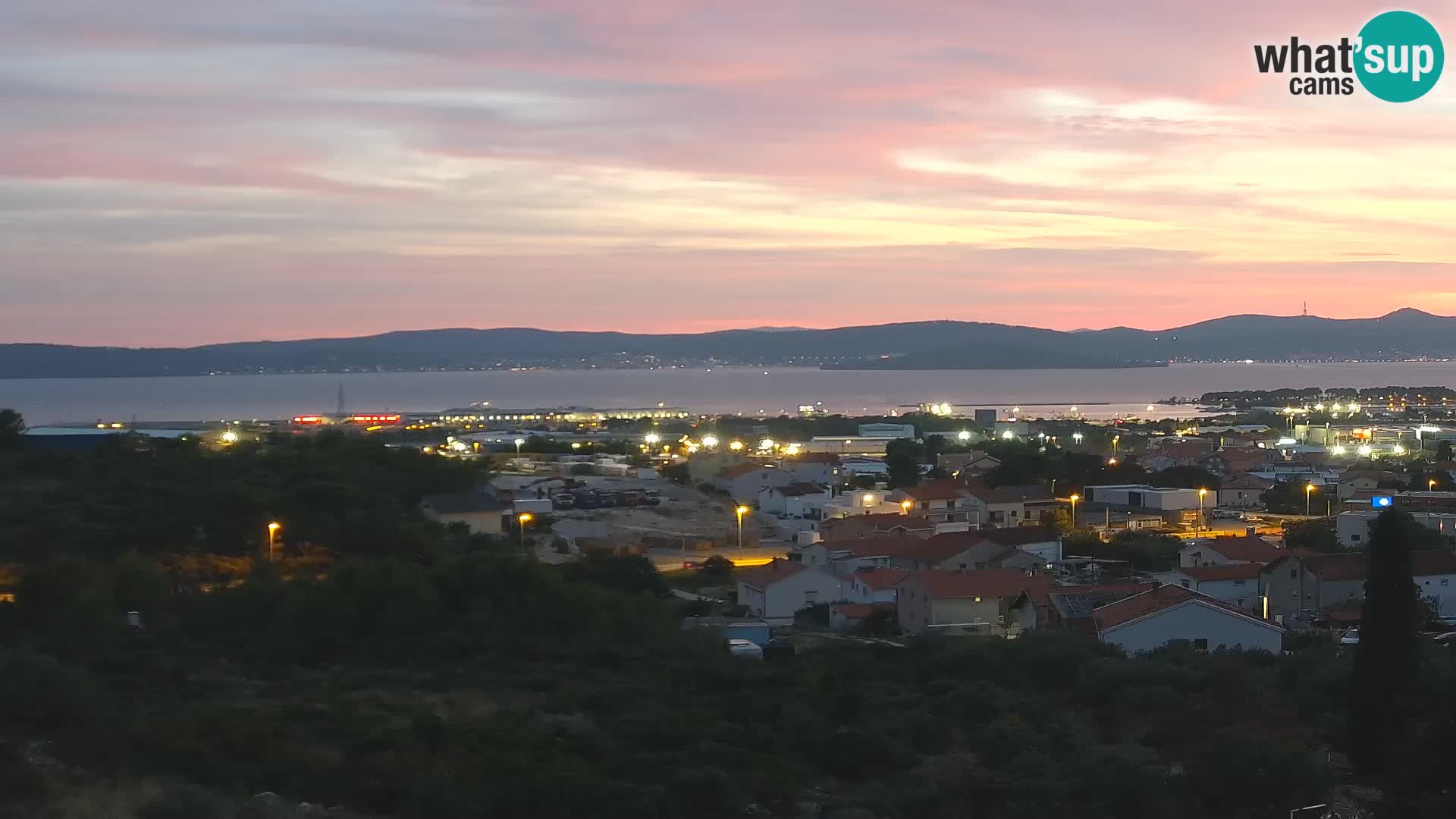 Panoramska web kamera Luke Gaženica u Zadru, Hrvatska
